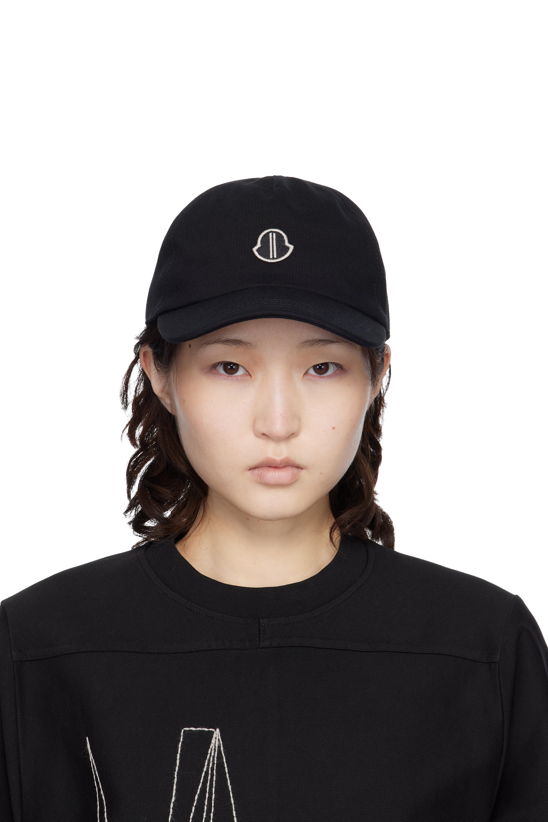 Rick Owens - Moncler + Rick Owens Black Baseball Hat