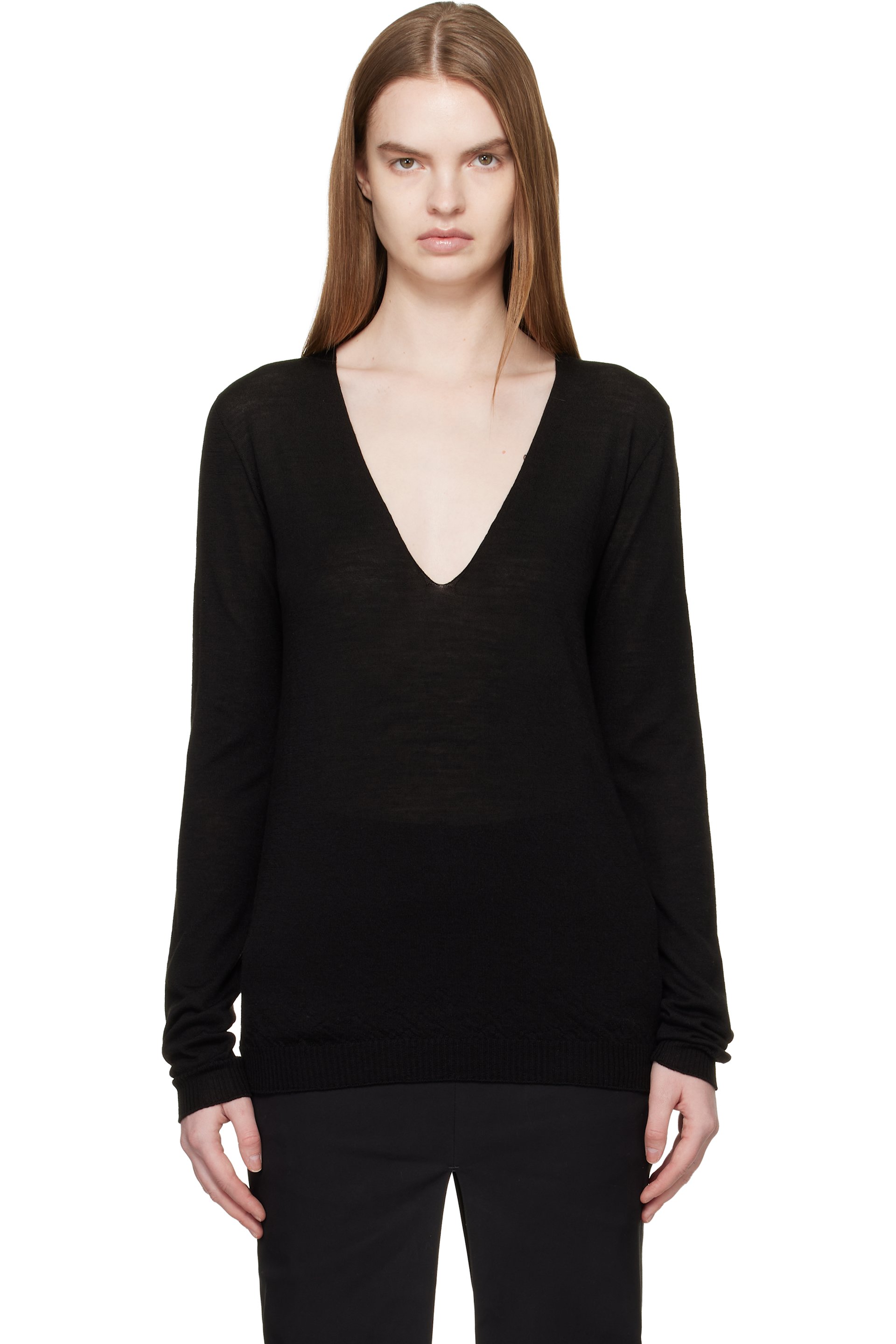 ウィメンズ用 Rick Owens Vネック | SSENSE 日本