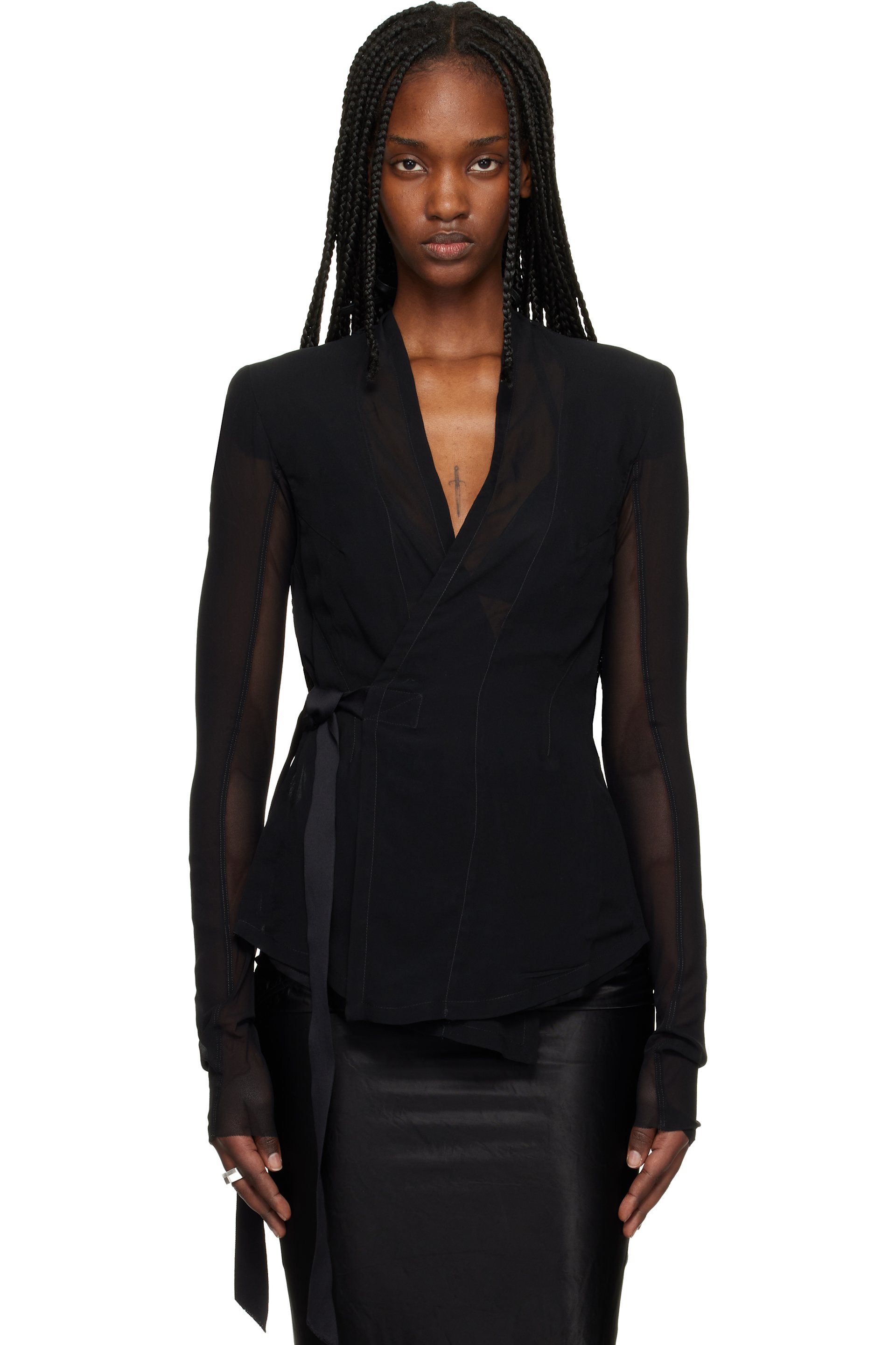 Rick Owens - Black Temple Hollywood Jacket