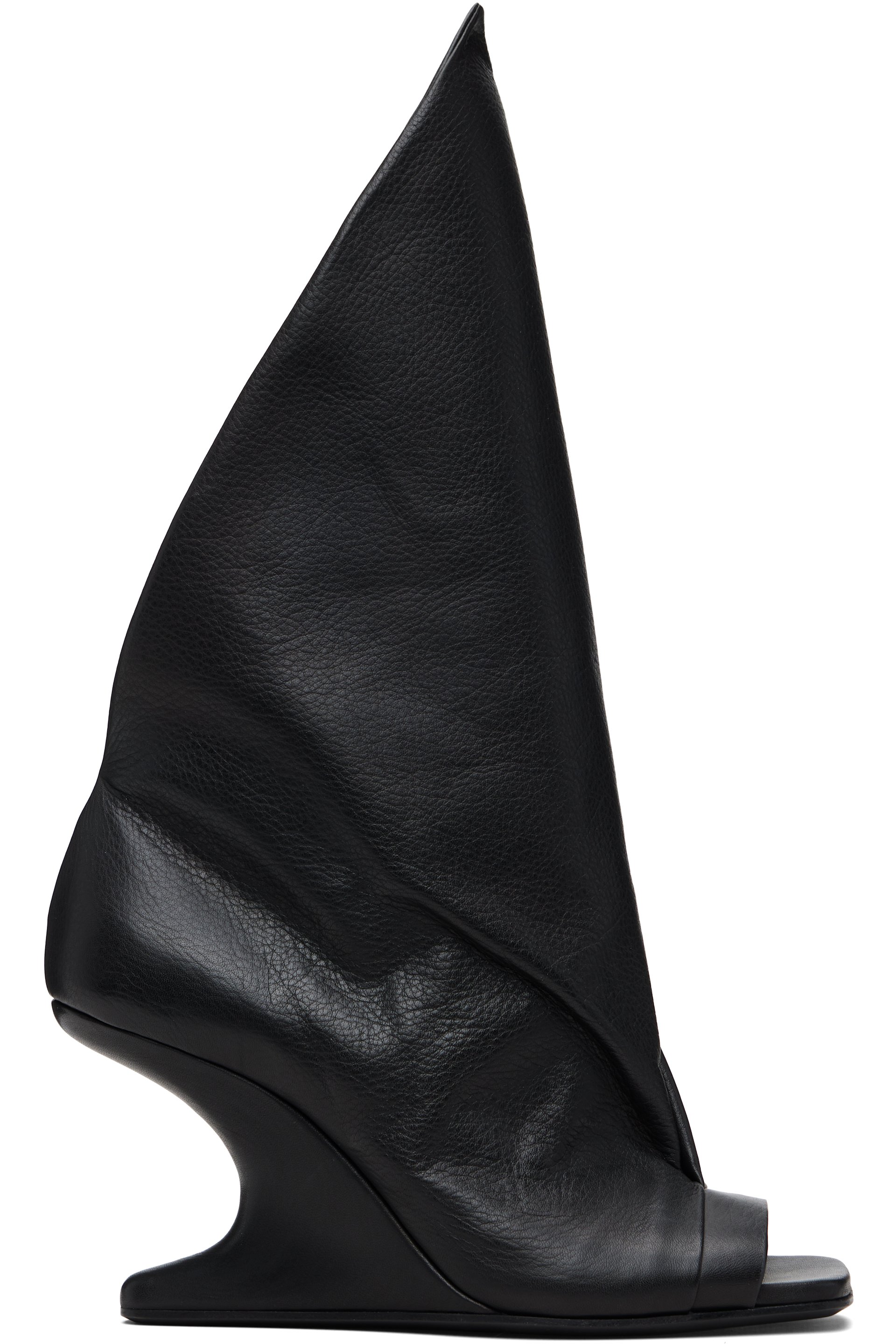 RICK OWENS リックオウエンス　レディース　サボ サイズ36　ブラック ウィメンズ用 Rick Owens サンダル | SSENSE 日本