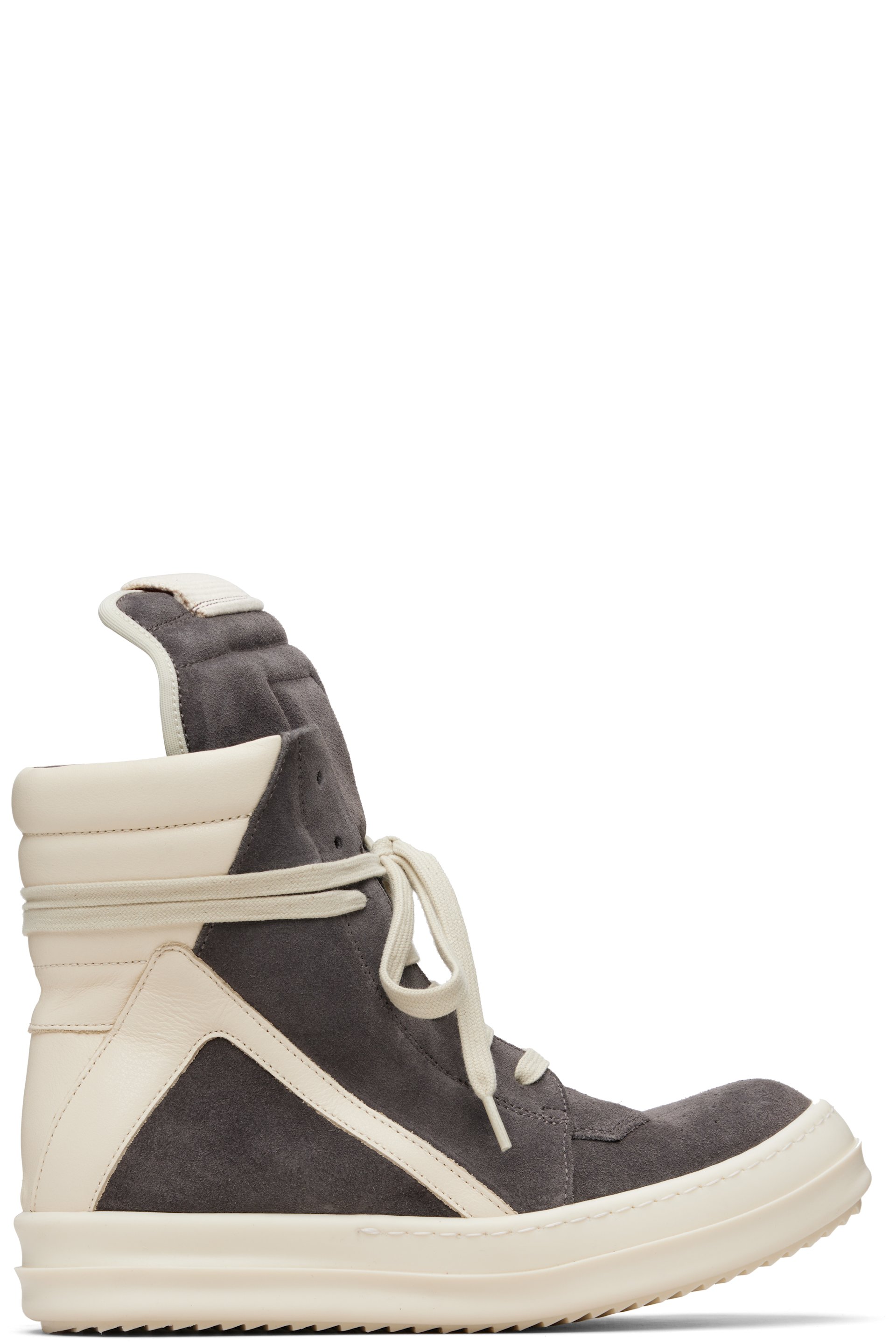 Rick Owens - グレー Temple Geobasket スニーカー