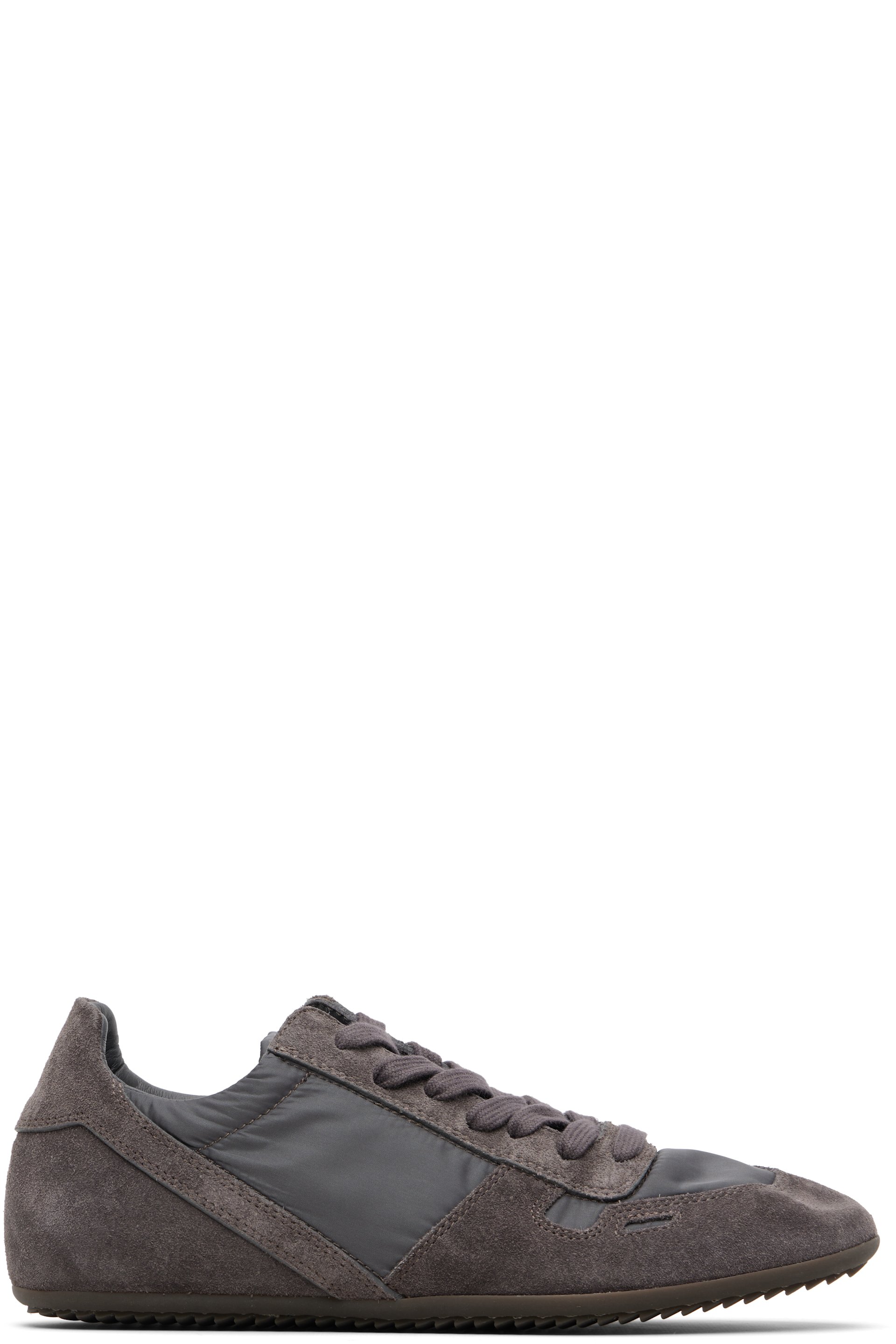 Rick Owens - Baskets grises - Temple