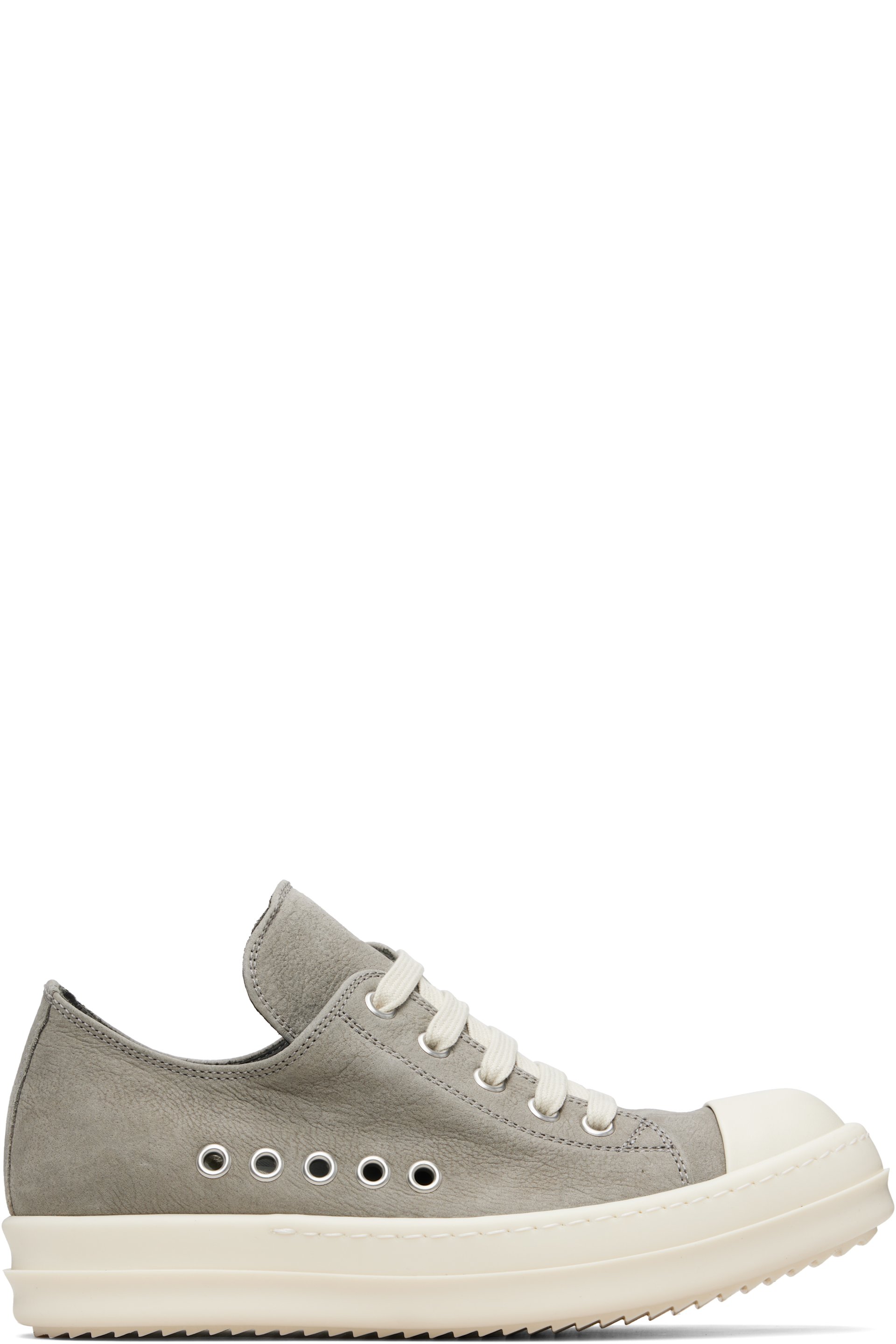 Rick Owens - Baskets basses Extreme kaki - Temple