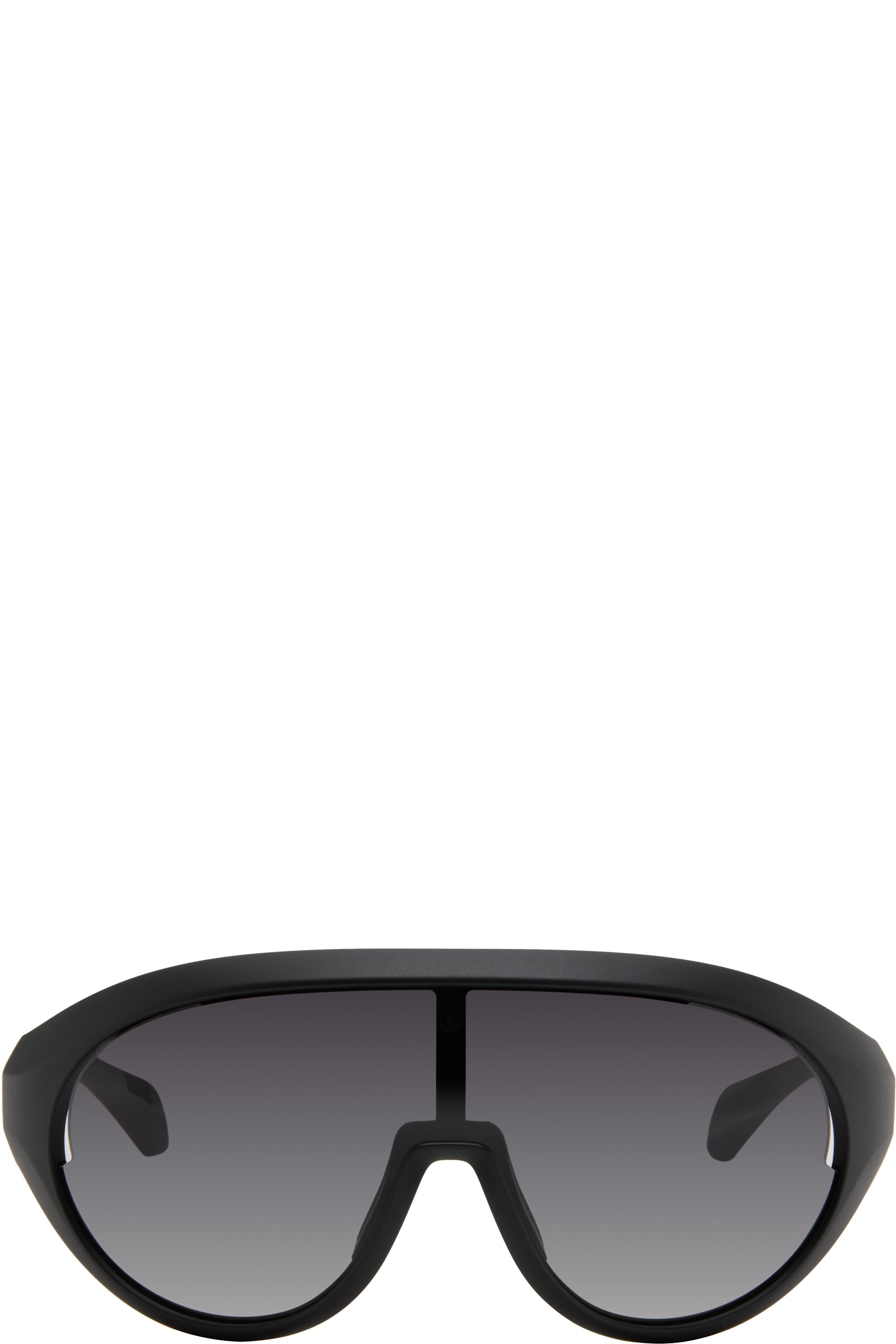 Rick Owens - Moncler + Rick Owens Black Nylon Sunglasses