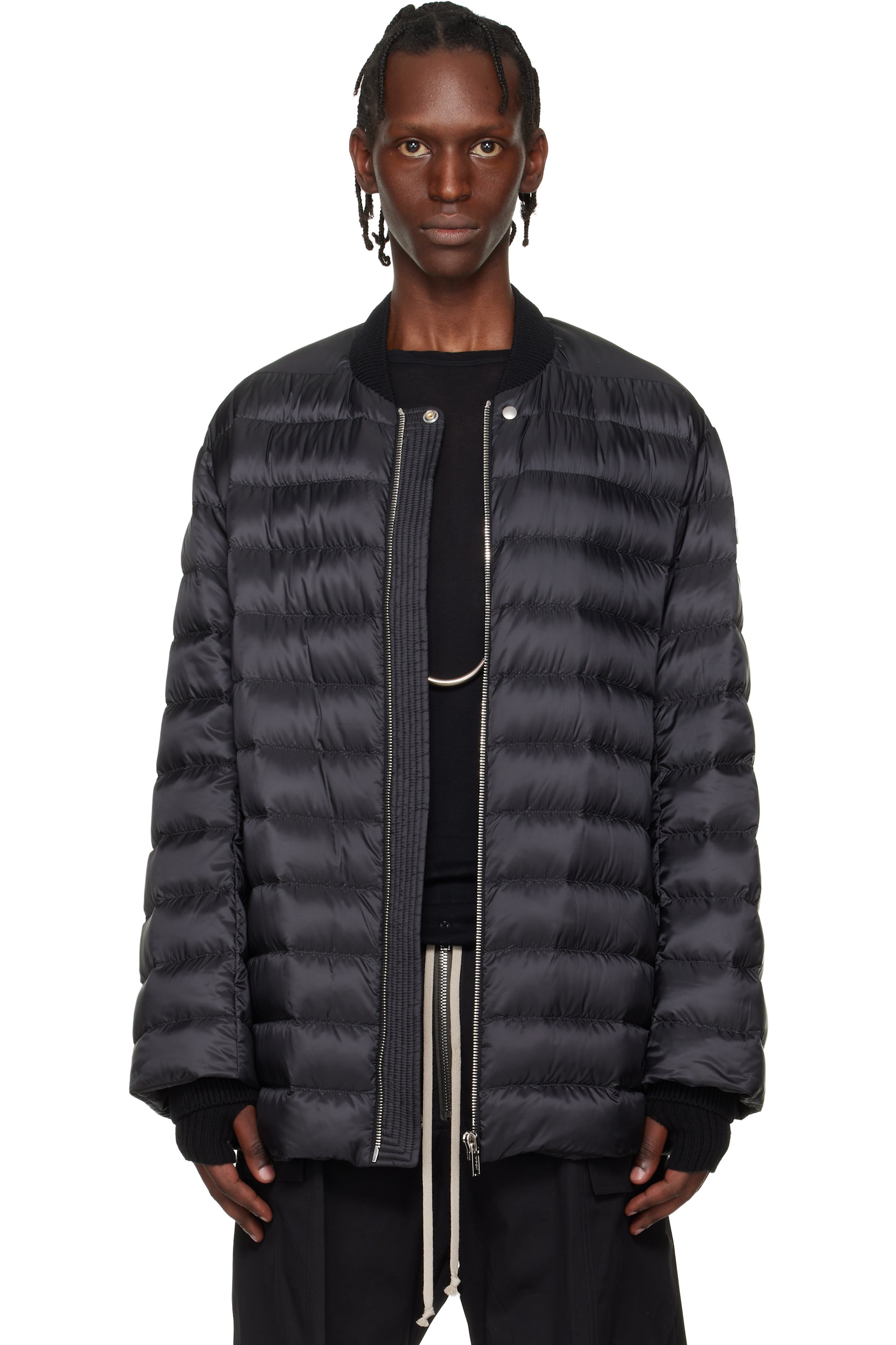 Rick Owens - Moncler + Rick Owens Black Flight Parka Jacket