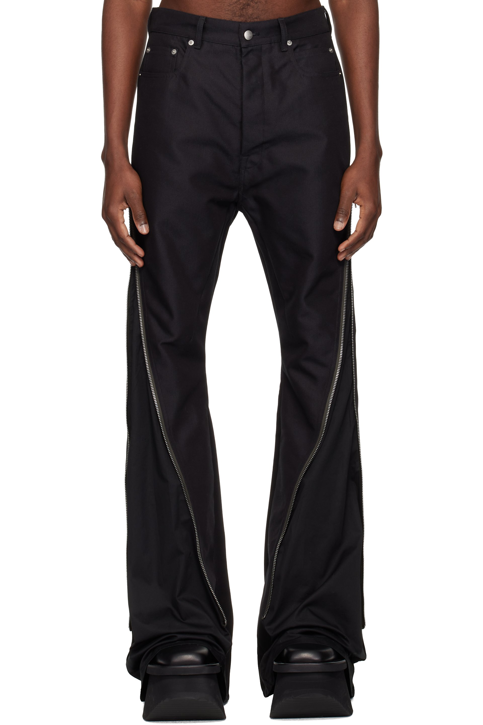 Rick Owens - Black Temple Bolan Banana Jeans
