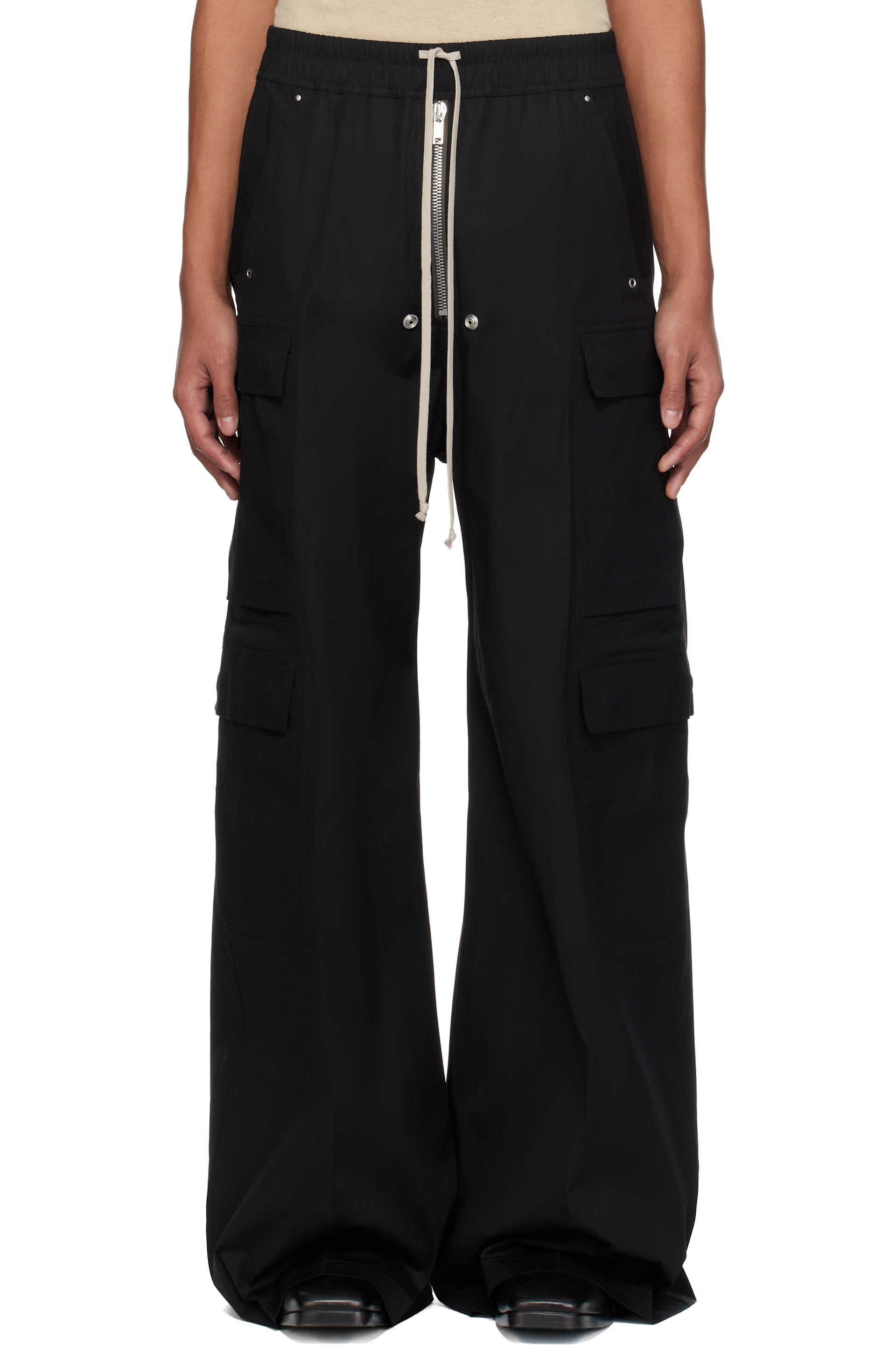 Rick Owens - Black Temple Cargobelas Cargo Pants
