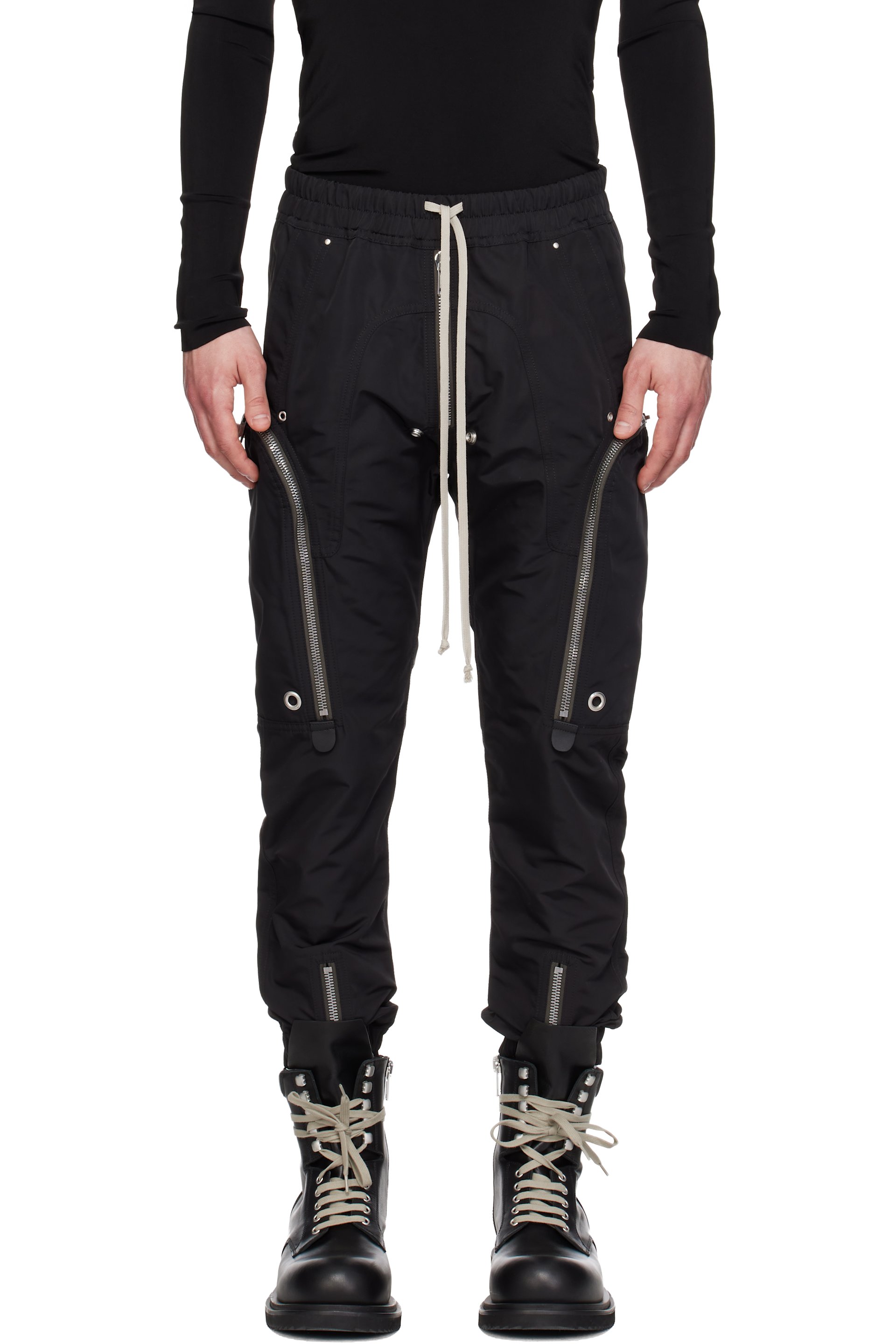 Rick Owens - Black Temple Bauhaus Cargo Pants