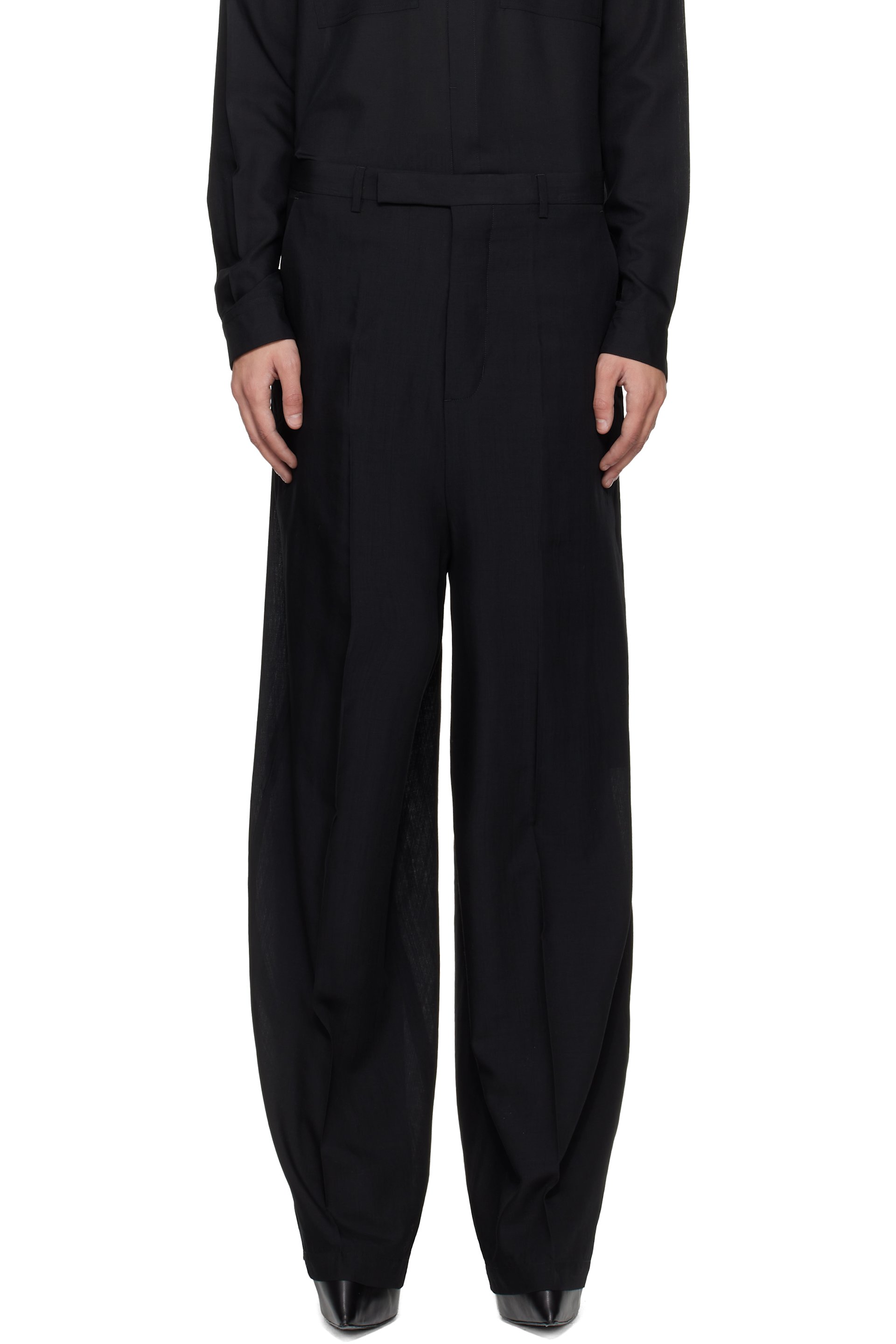 Rick Owens - Black Temple Tailored Firbanks Trousers