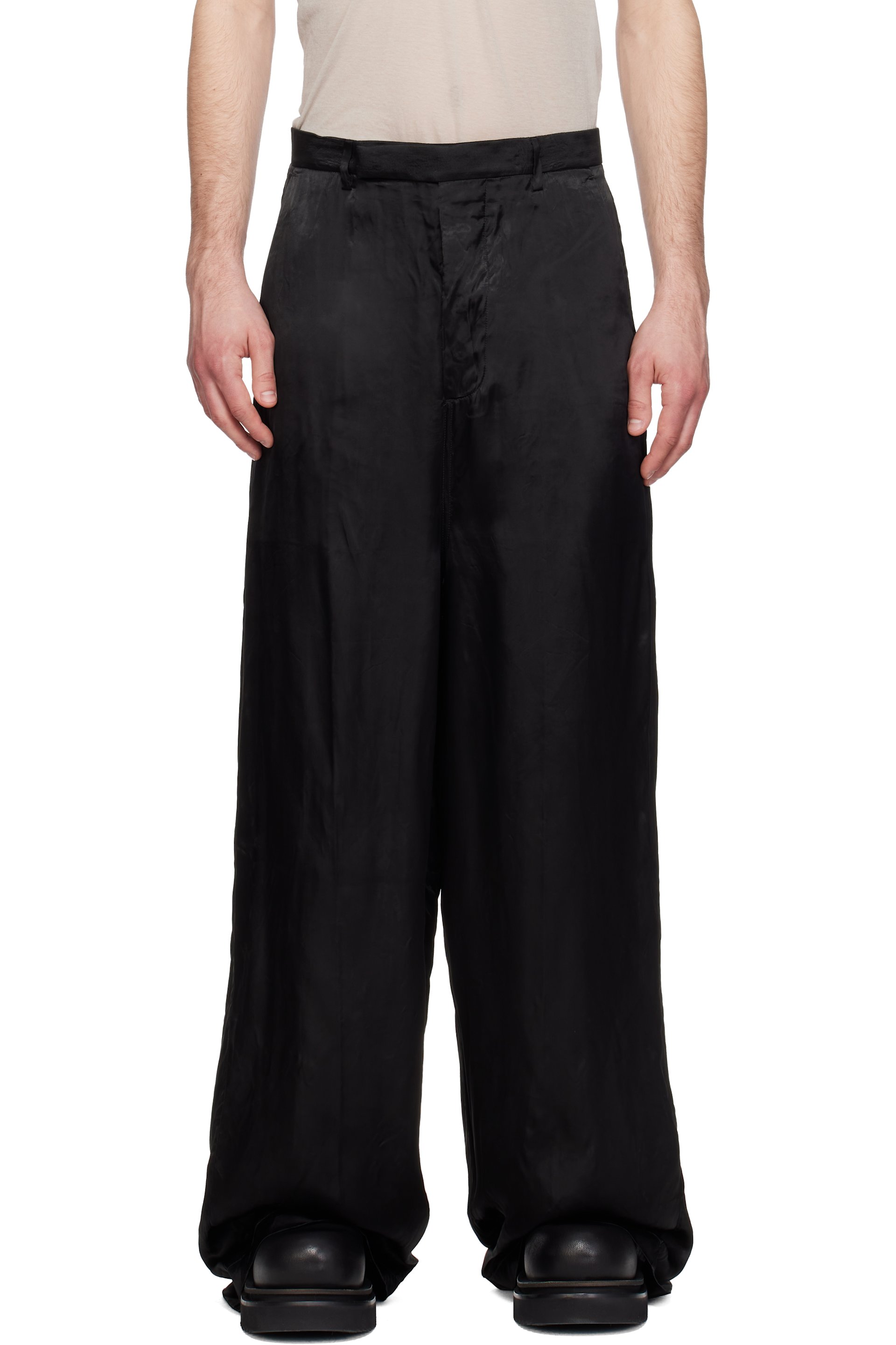 Rick Owens - Black Temple Tailored Firbanks Trousers