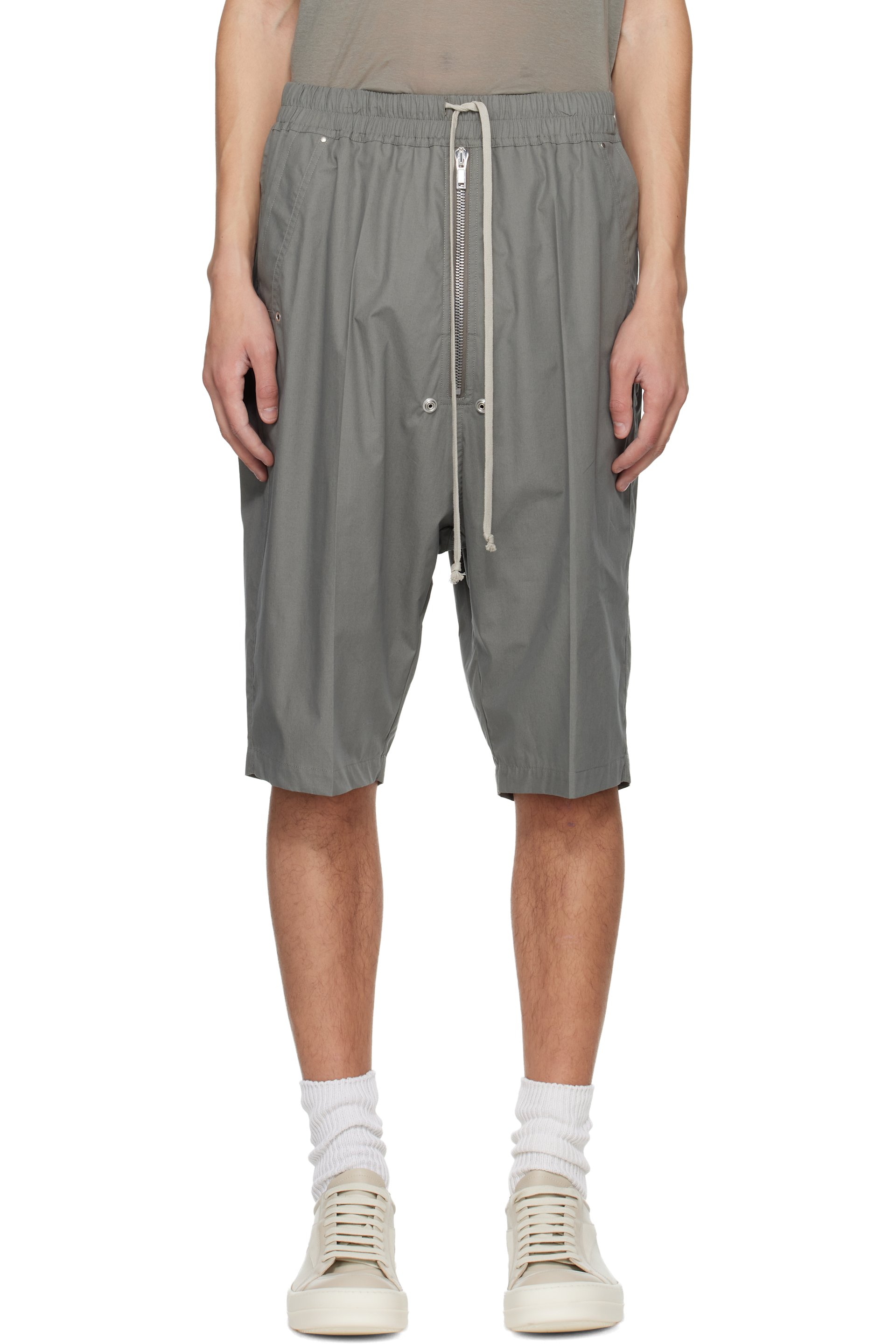 Rick Owens - Gray Temple Bela Pods Shorts