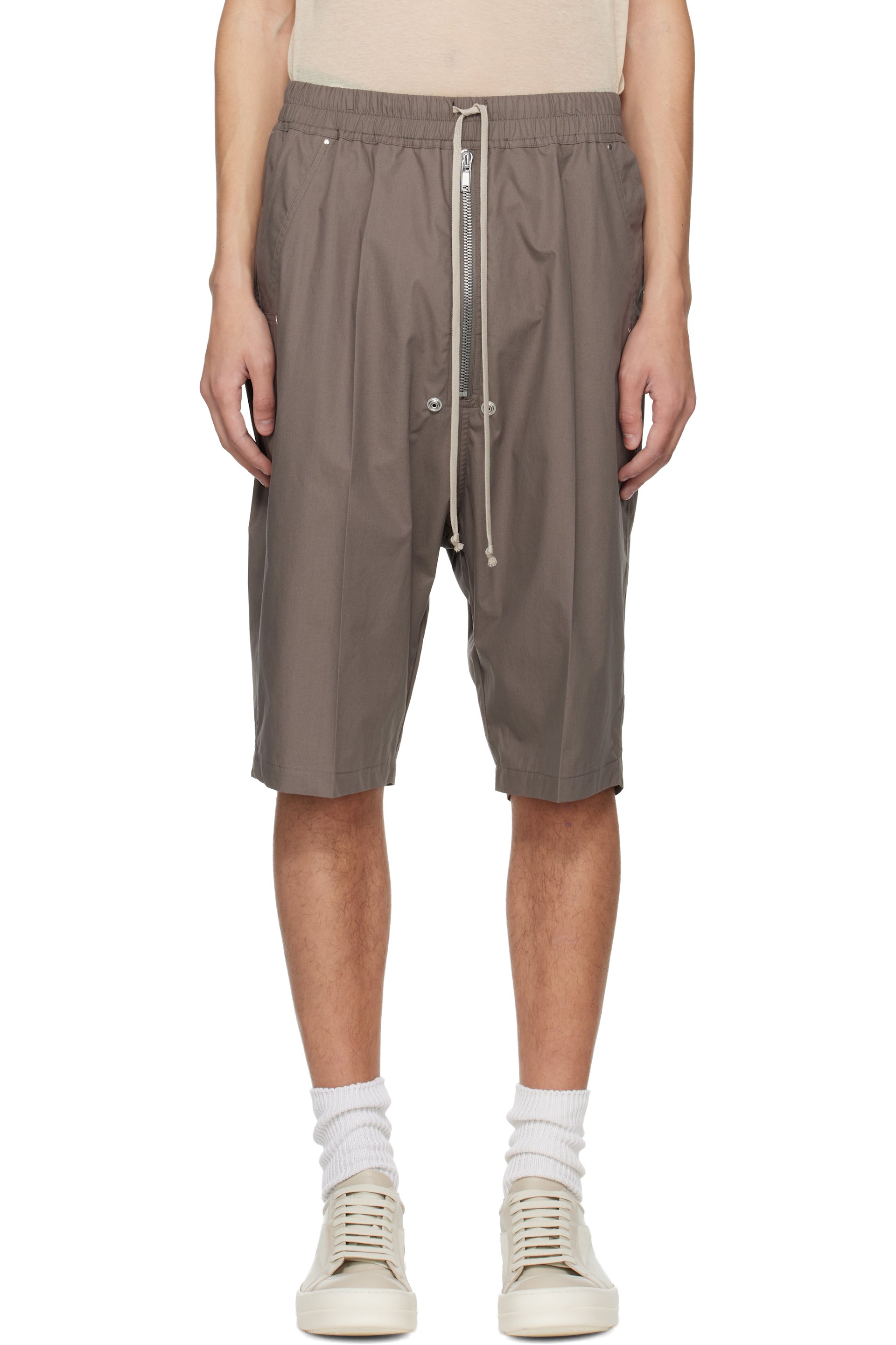 Rick Owens - Gray Temple Bela Pods Shorts