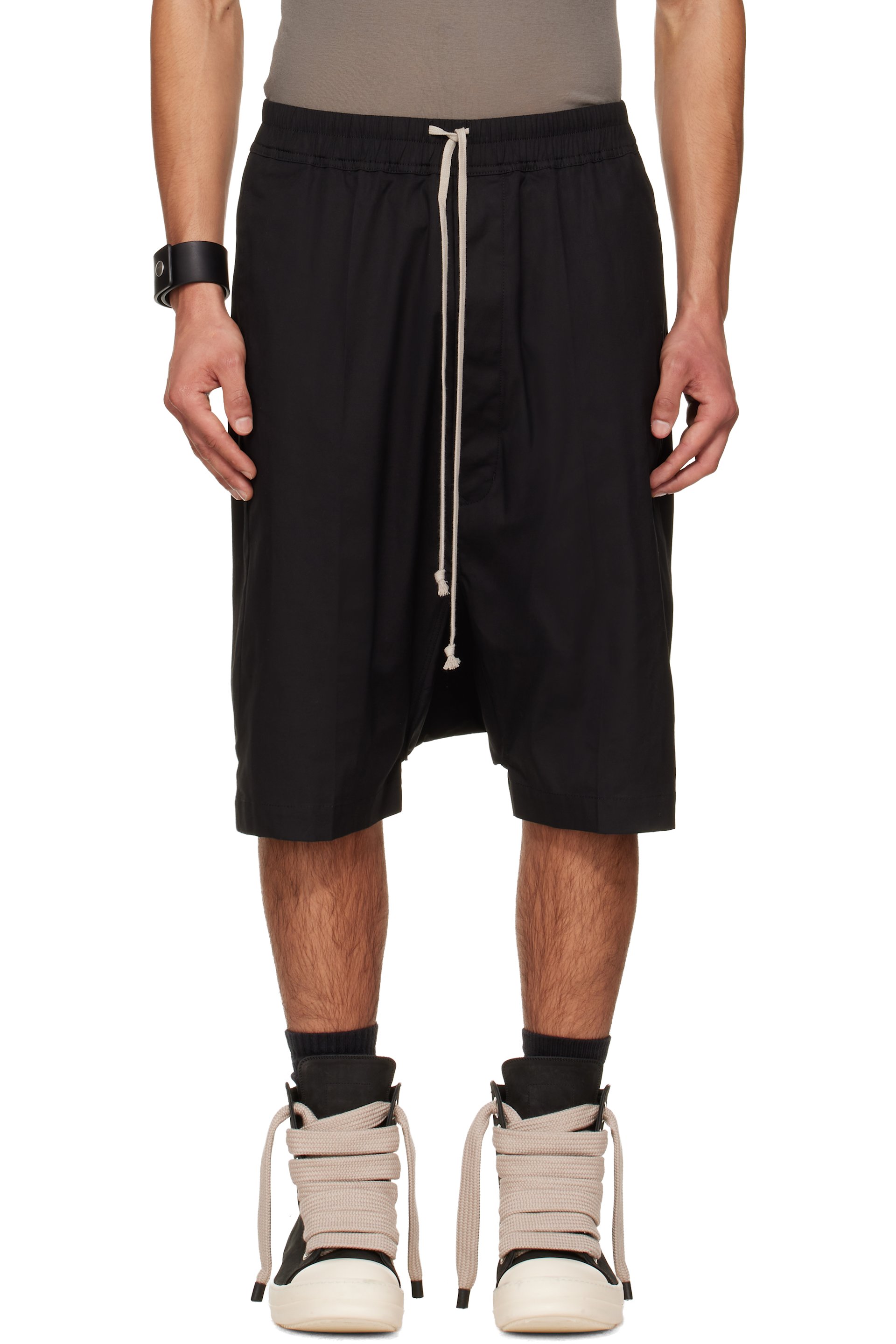Rick Owens - Black Temple Rick S Pods Shorts