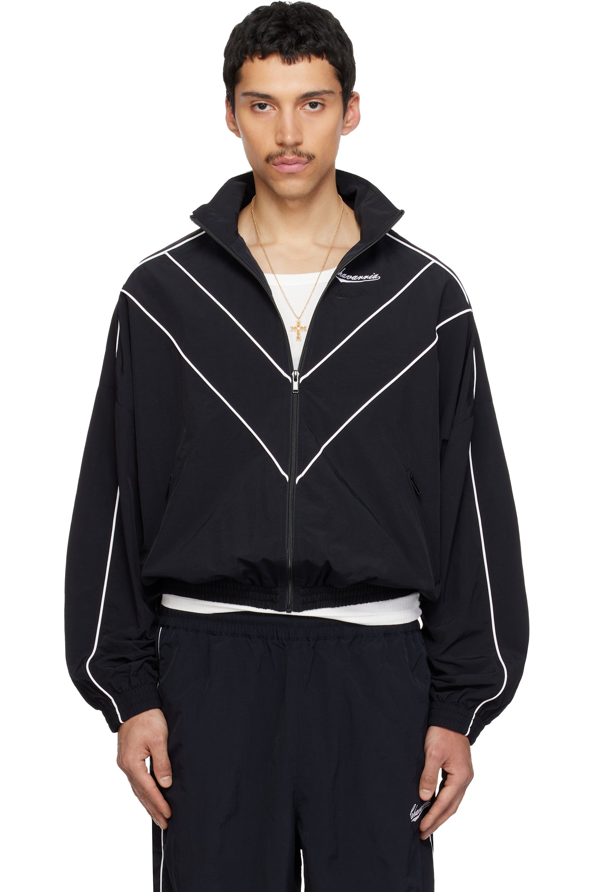 WILLY CHAVARRIA - Blouson de survêtement Bad Boy noir