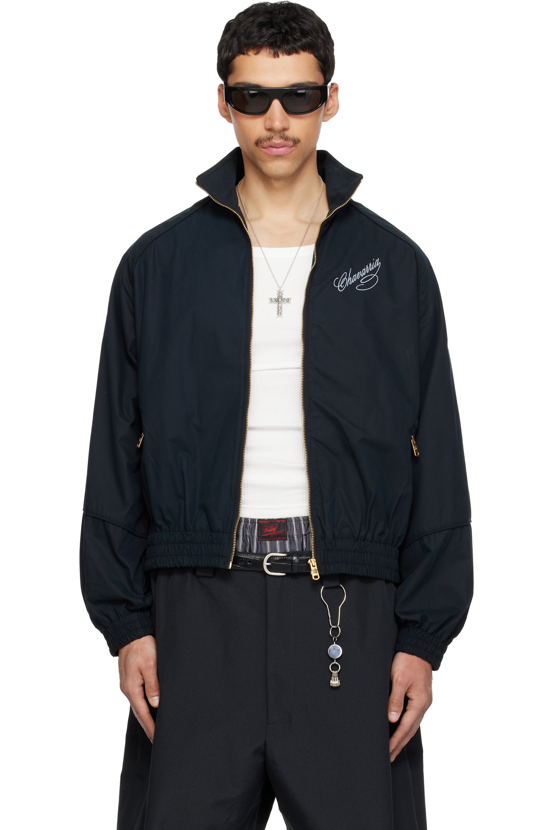 WILLY CHAVARRIA - Blouson de survêtement Ruff Rider noir