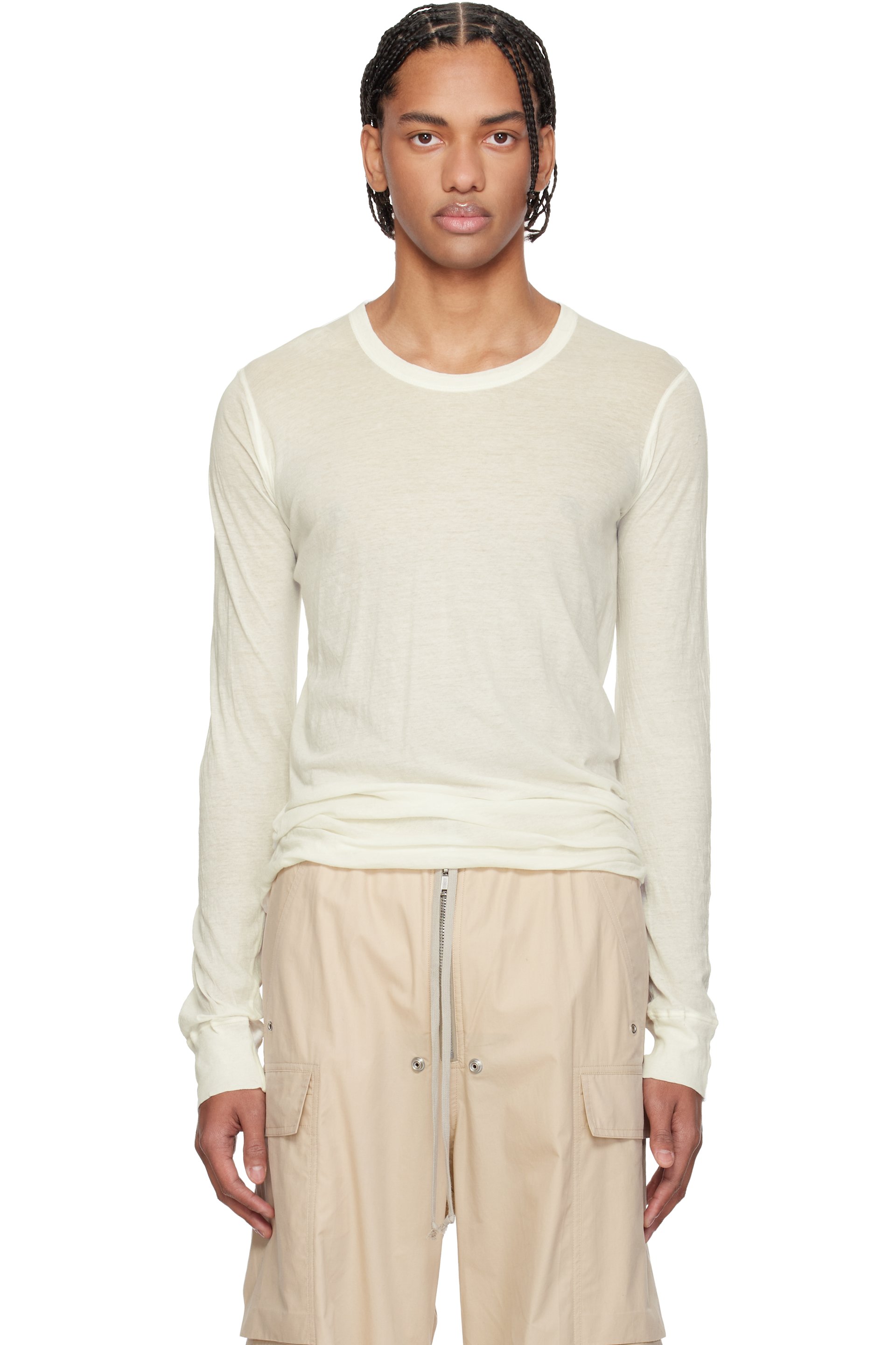 Rick Owens - Off-White Temple Basic LS T-shirt