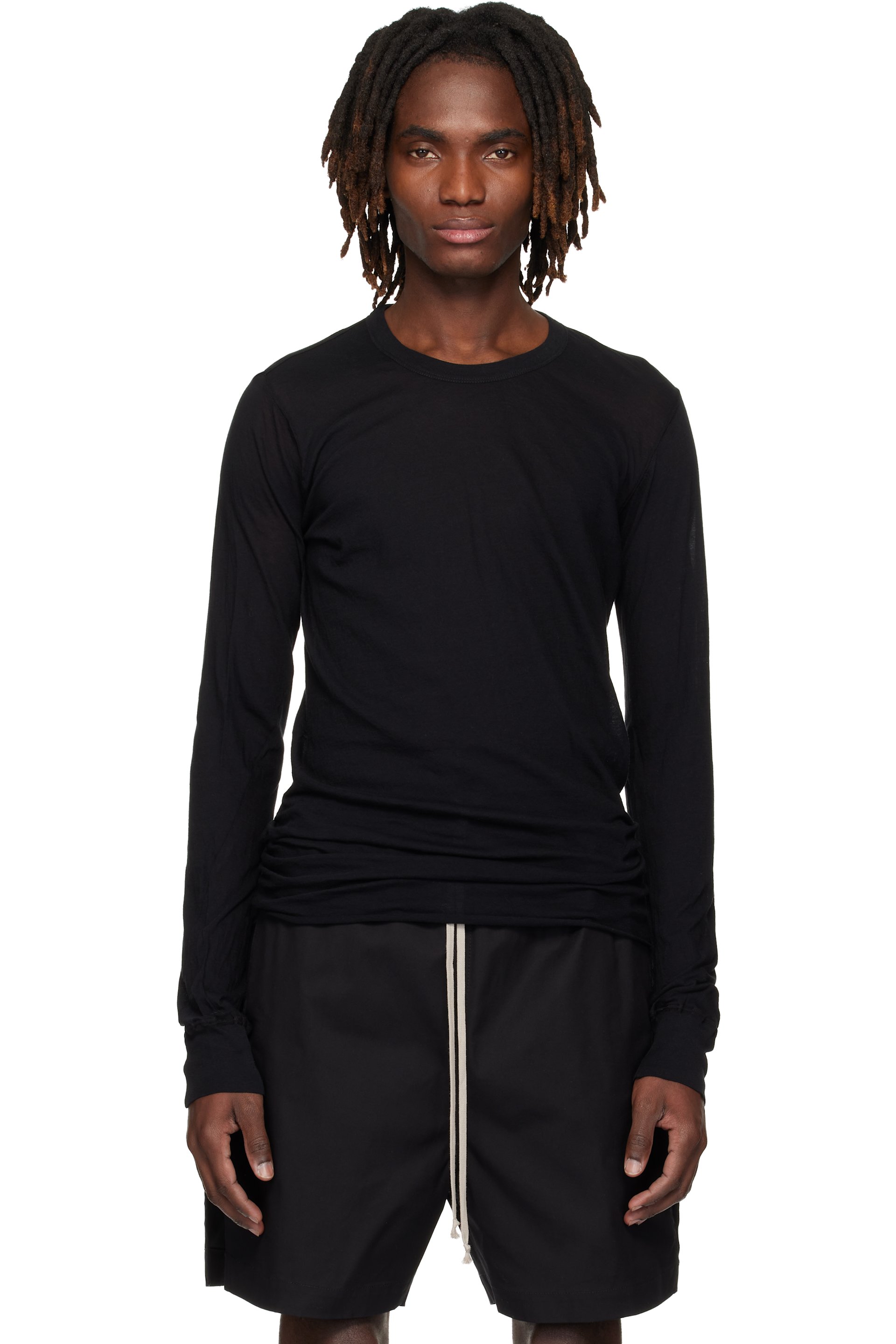 Rick Owens - Black Temple Basic LS T-shirt