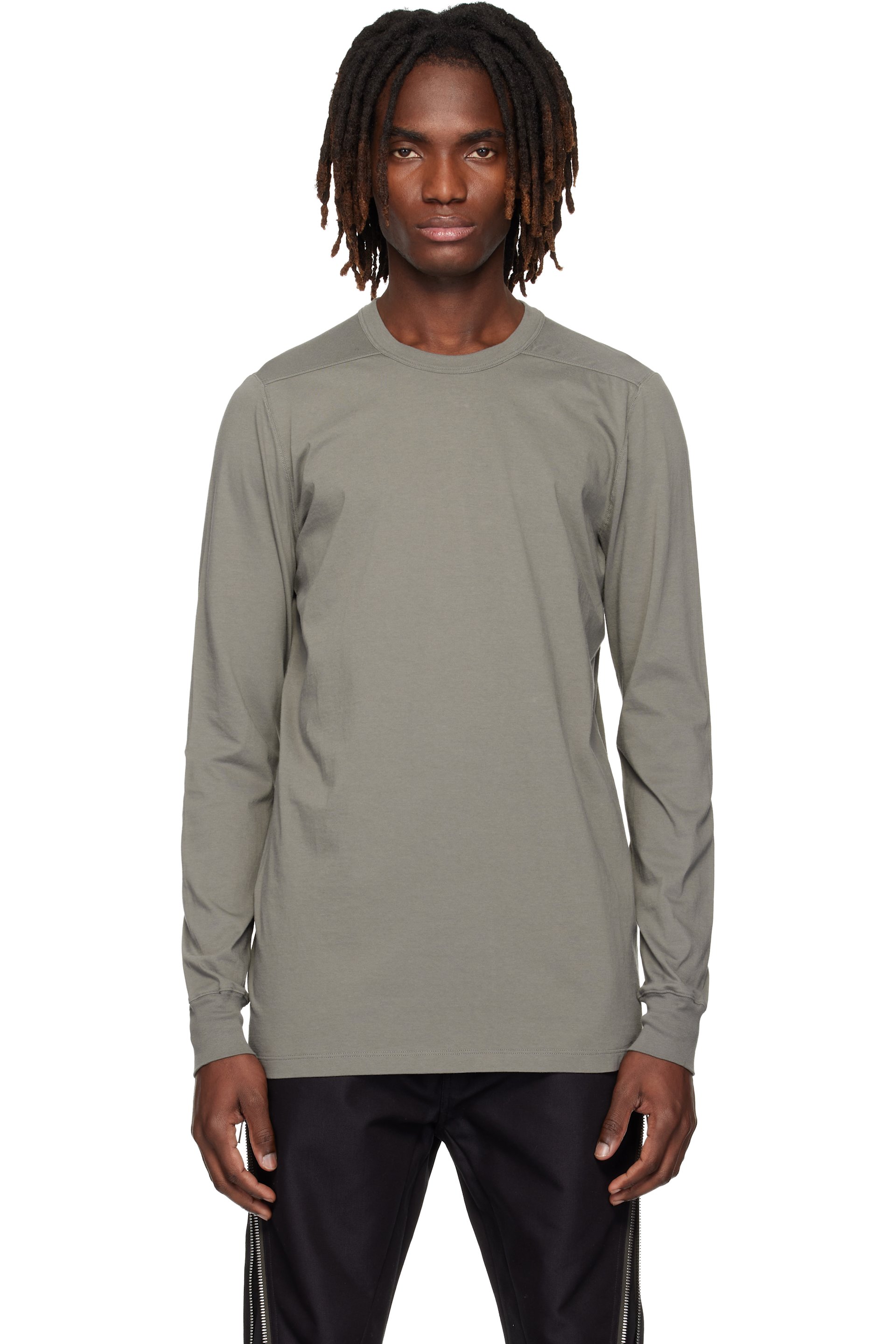 Rick Owens - Gray Temple Level LS T-shirt