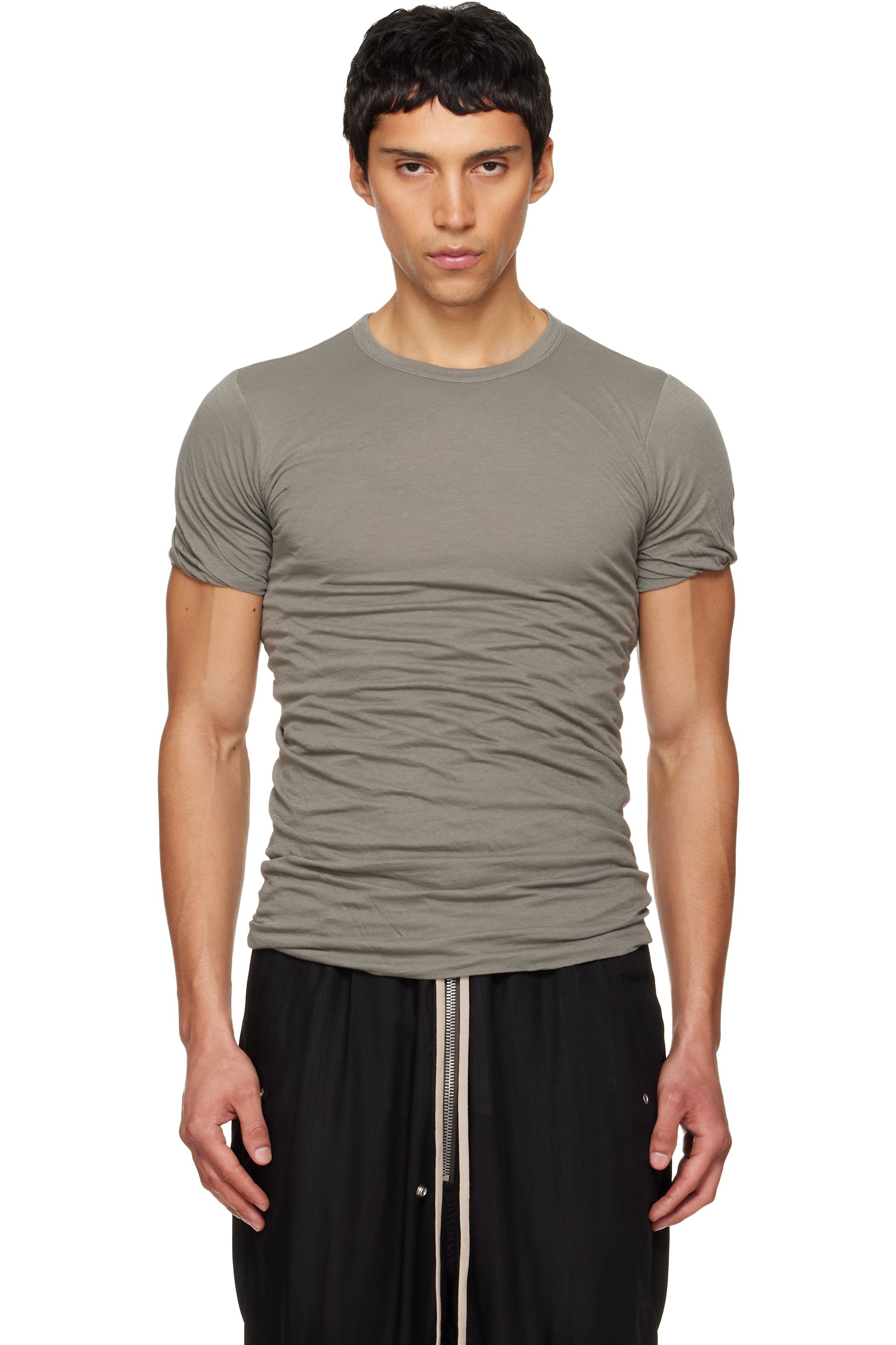Rick Owens - Gray Temple Double T-shirt