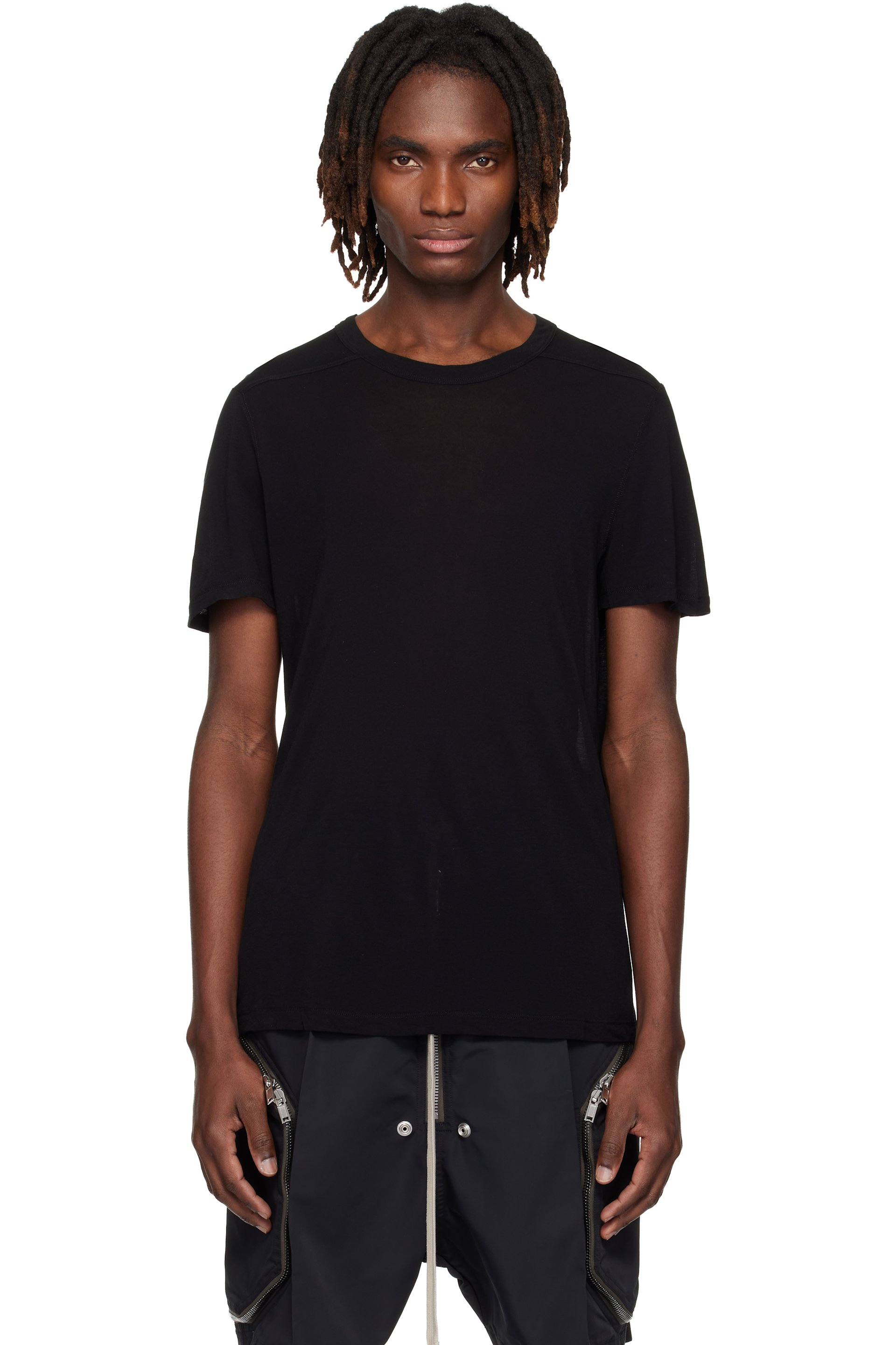 Rick Owens - Black Temple Short Level T-shirt
