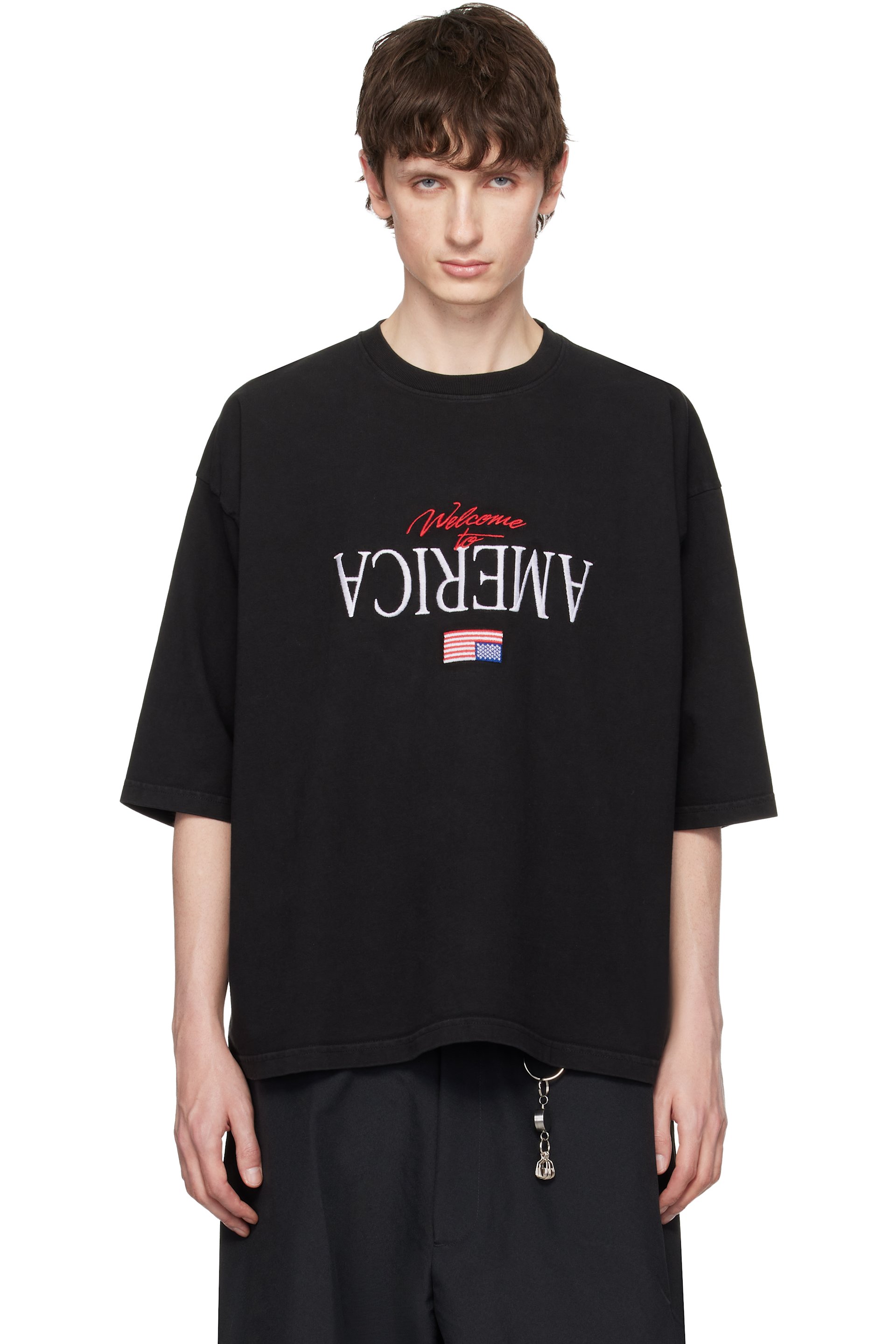WILLY CHAVARRIA - T-shirt 'Welcome To America' Buffalo noir