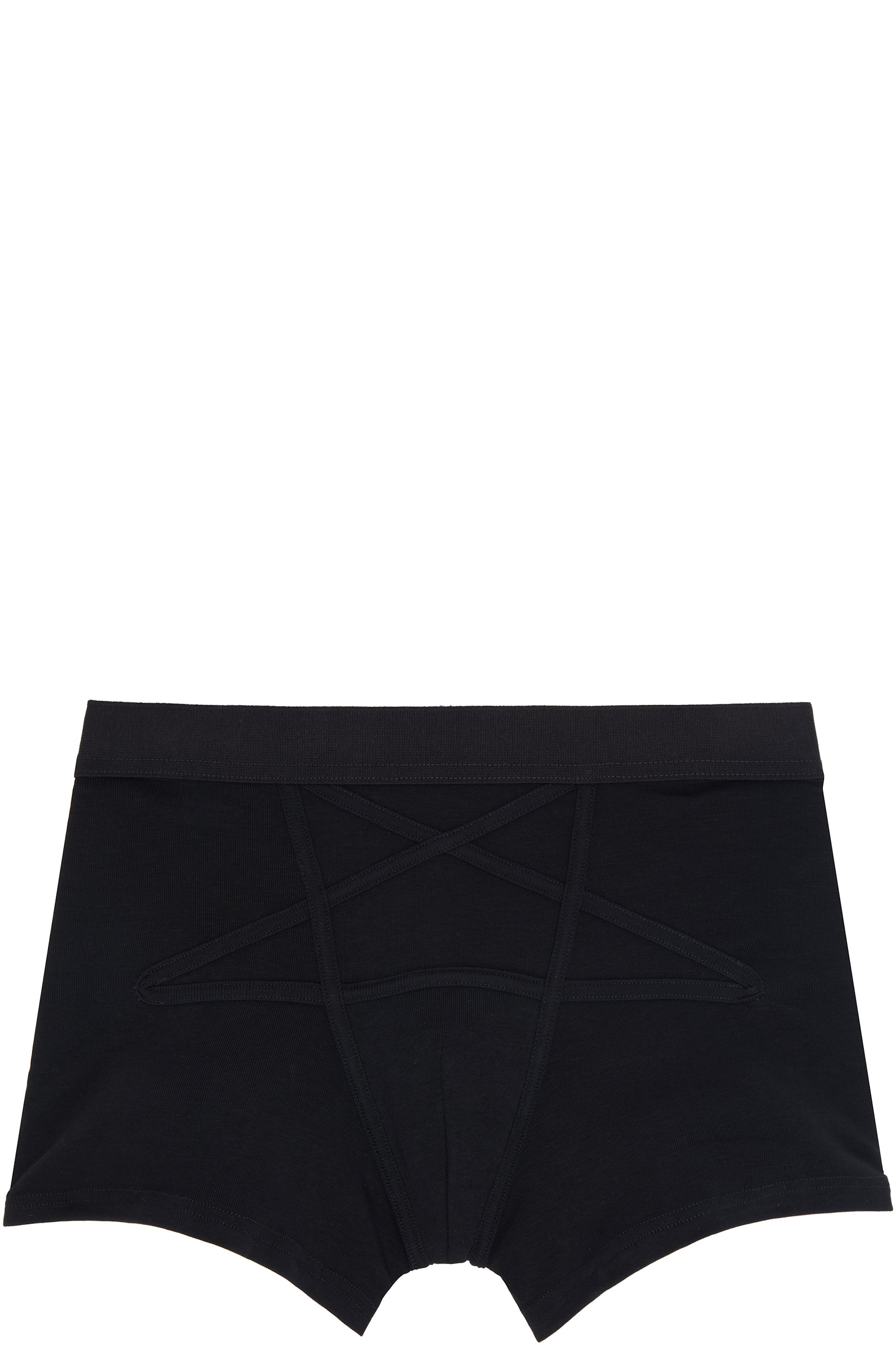 Rick Owens - 黑色 Temple Penta 平角内裤