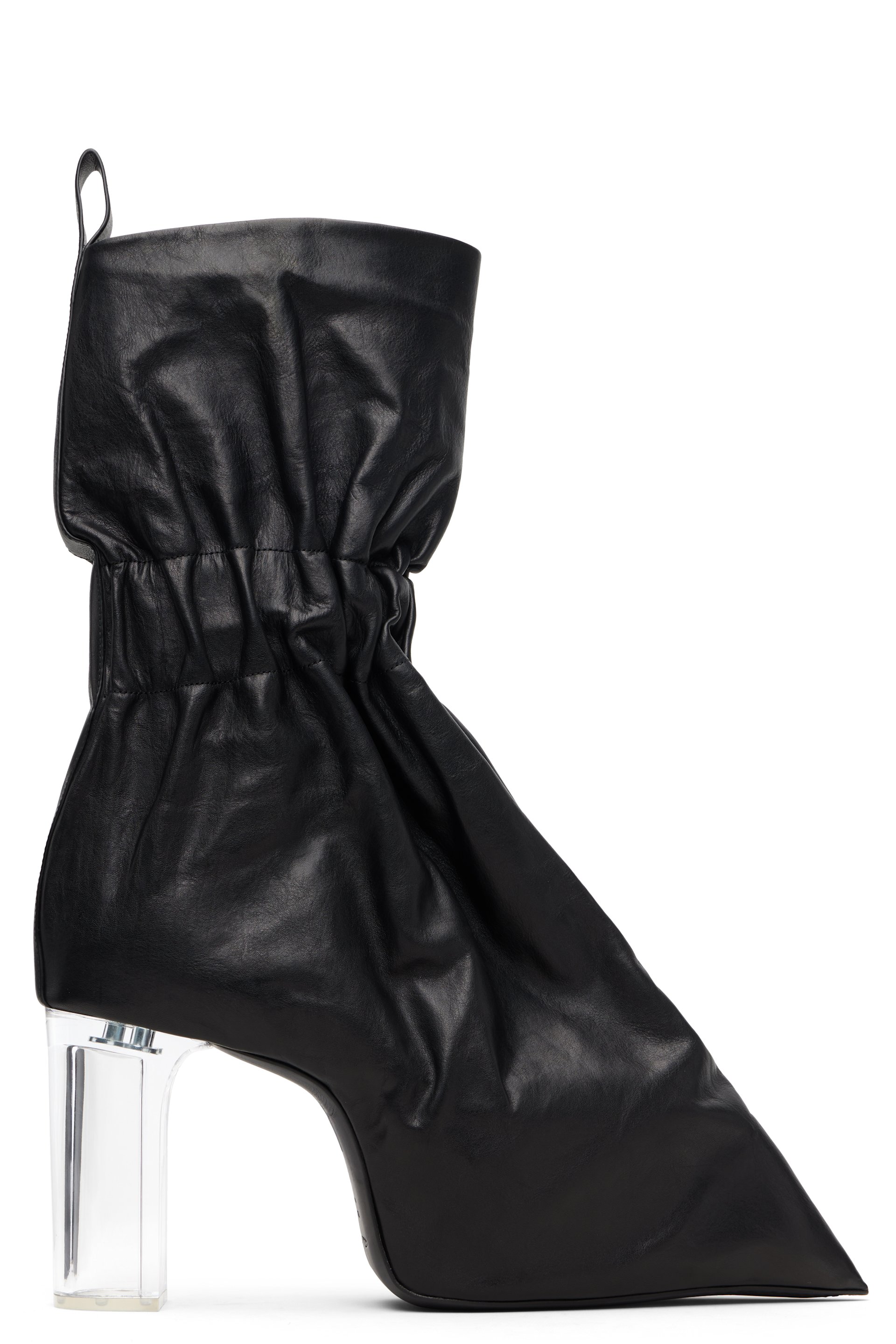 Rick Owens - Black Temple Tied Taquito Boots