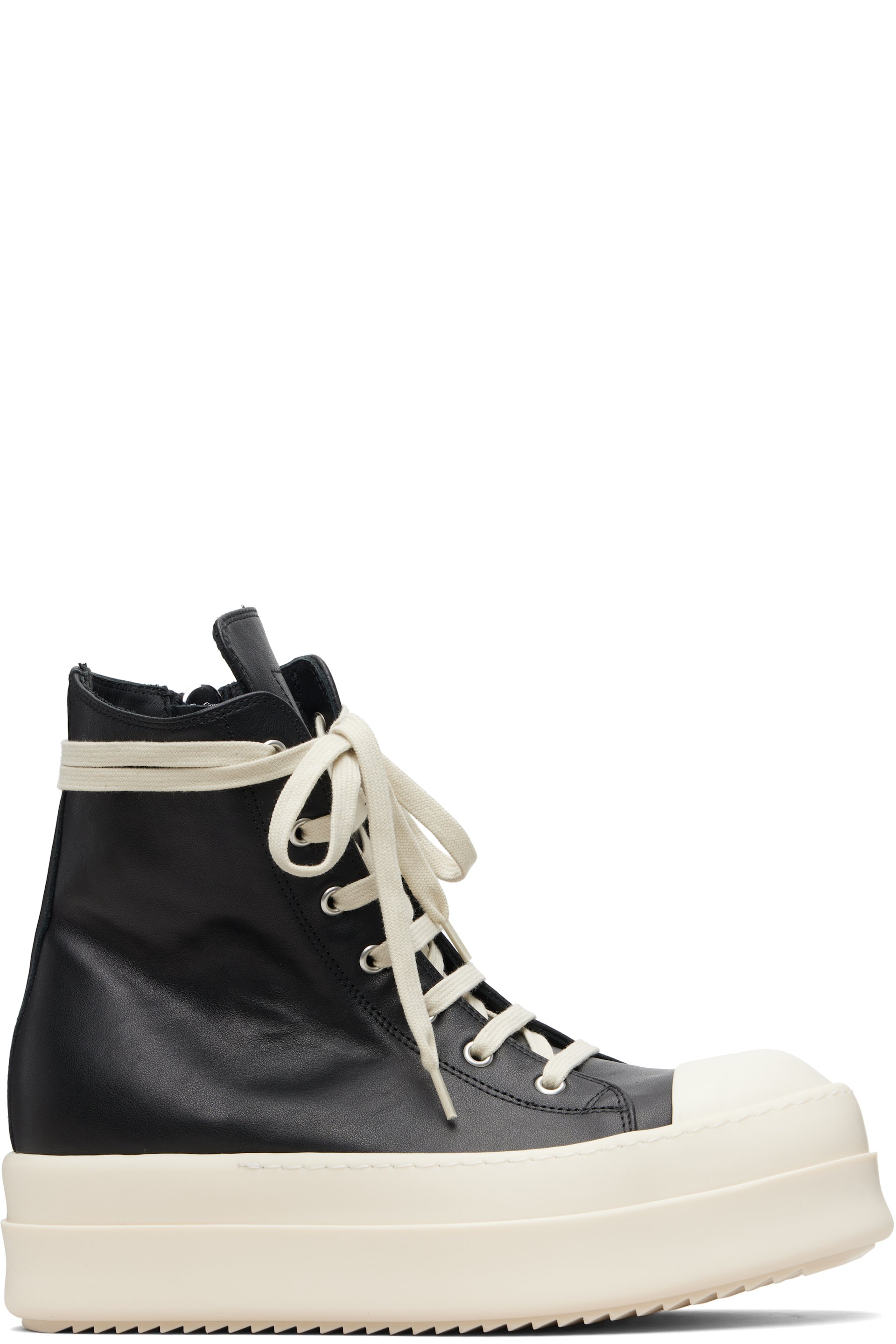 Rick Owens - Black Temple Mega Bumper Sneakers
