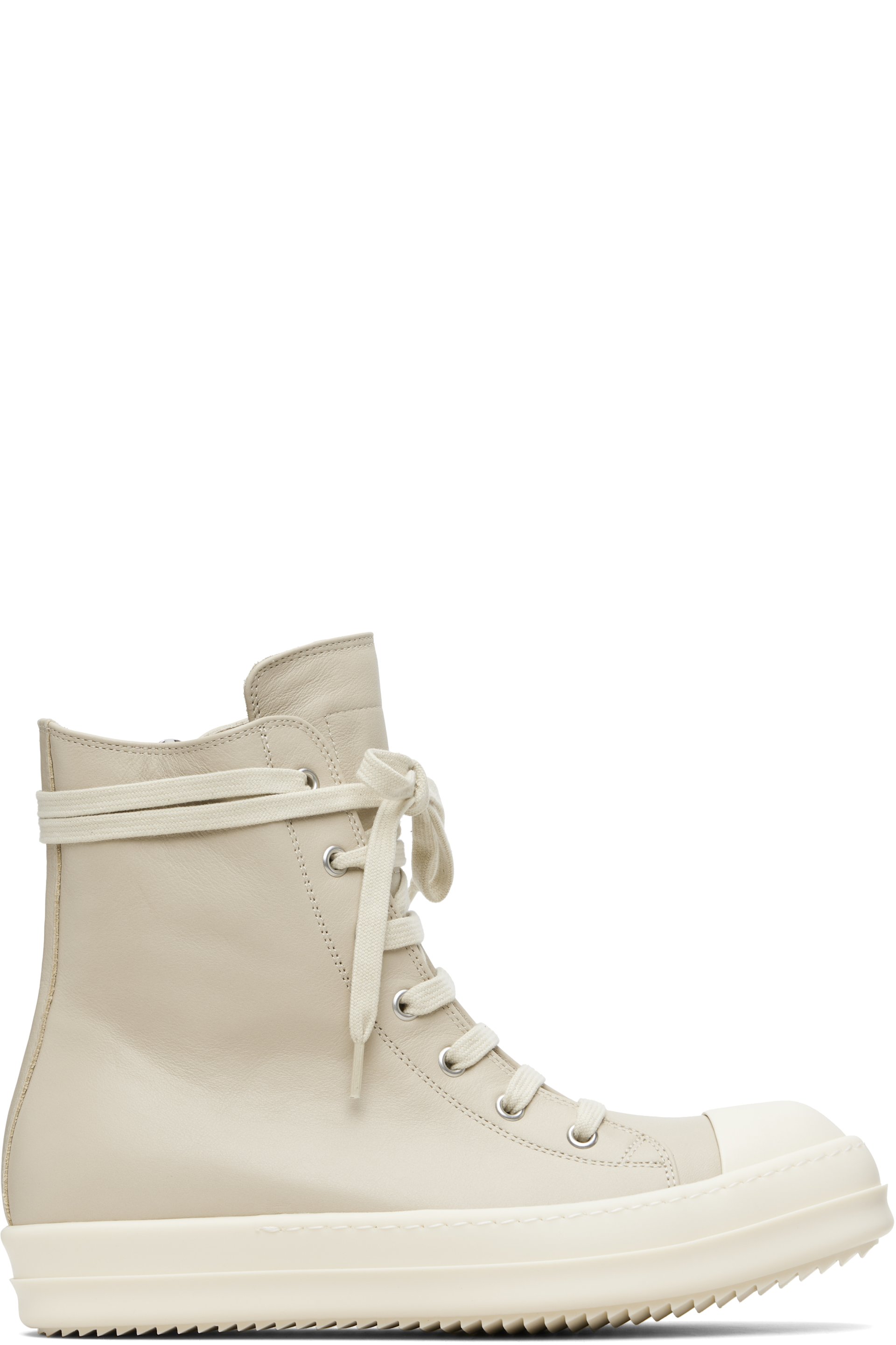 Rick Owens - Beige Temple Sneakers