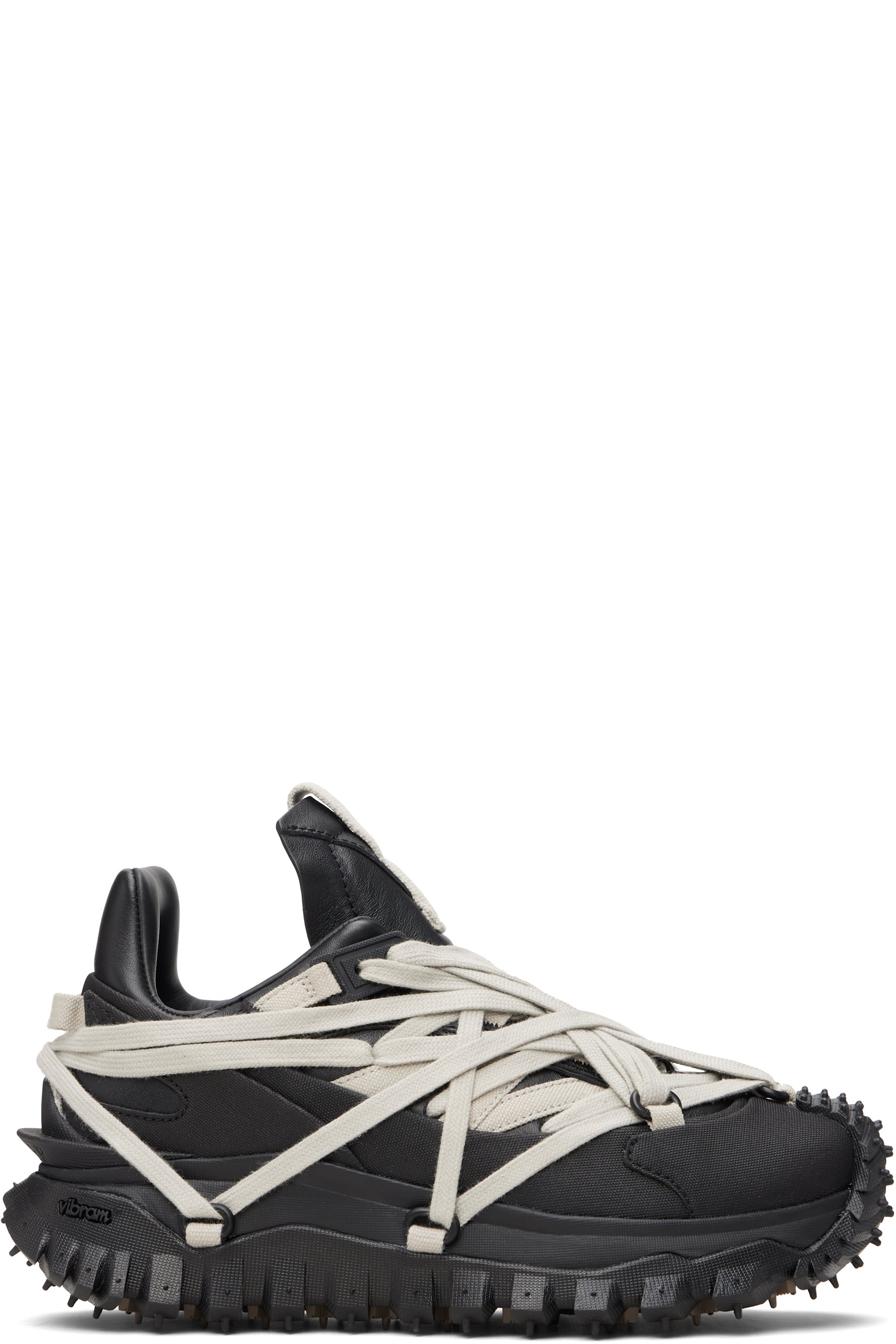 Rick Owens: Moncler + Rick Owens ブラック Trailgrip Megalace