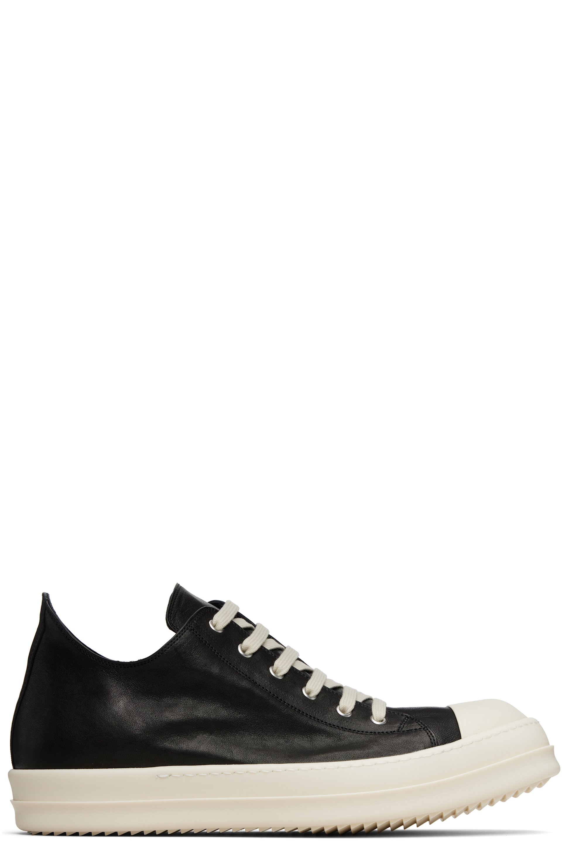 Rick Owens - Black Temple Low Sneaks Sneakers