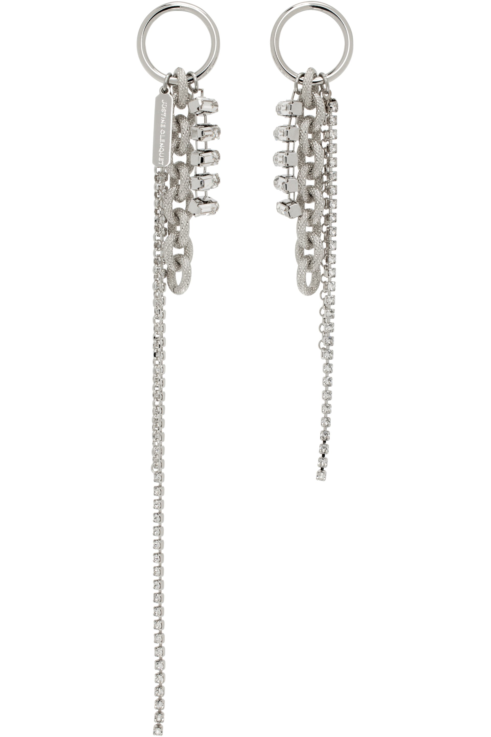 Justine Clenquet - Boucles d'oreilles Chloe à cristaux
