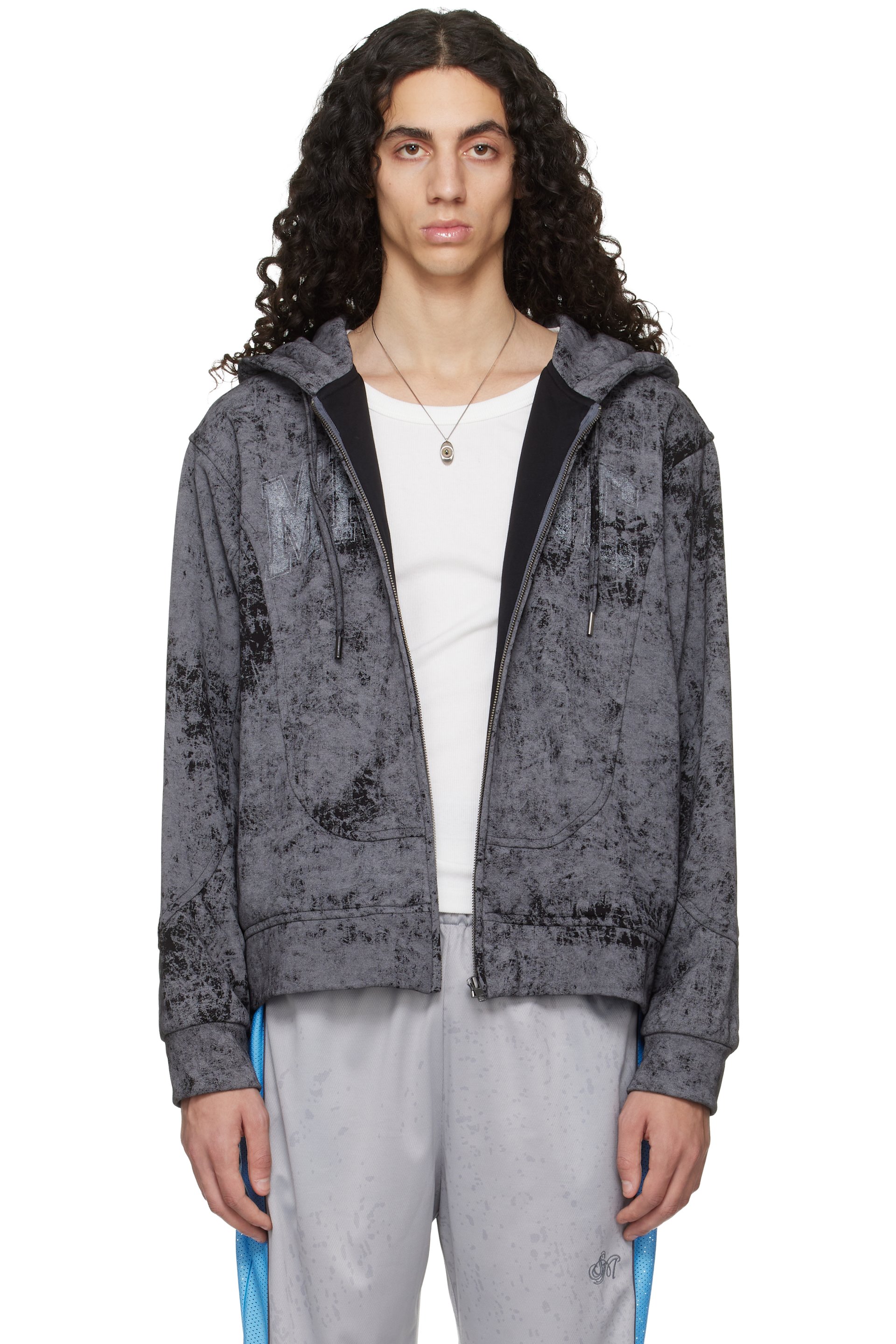 Serapis - Gray Track Hoodie