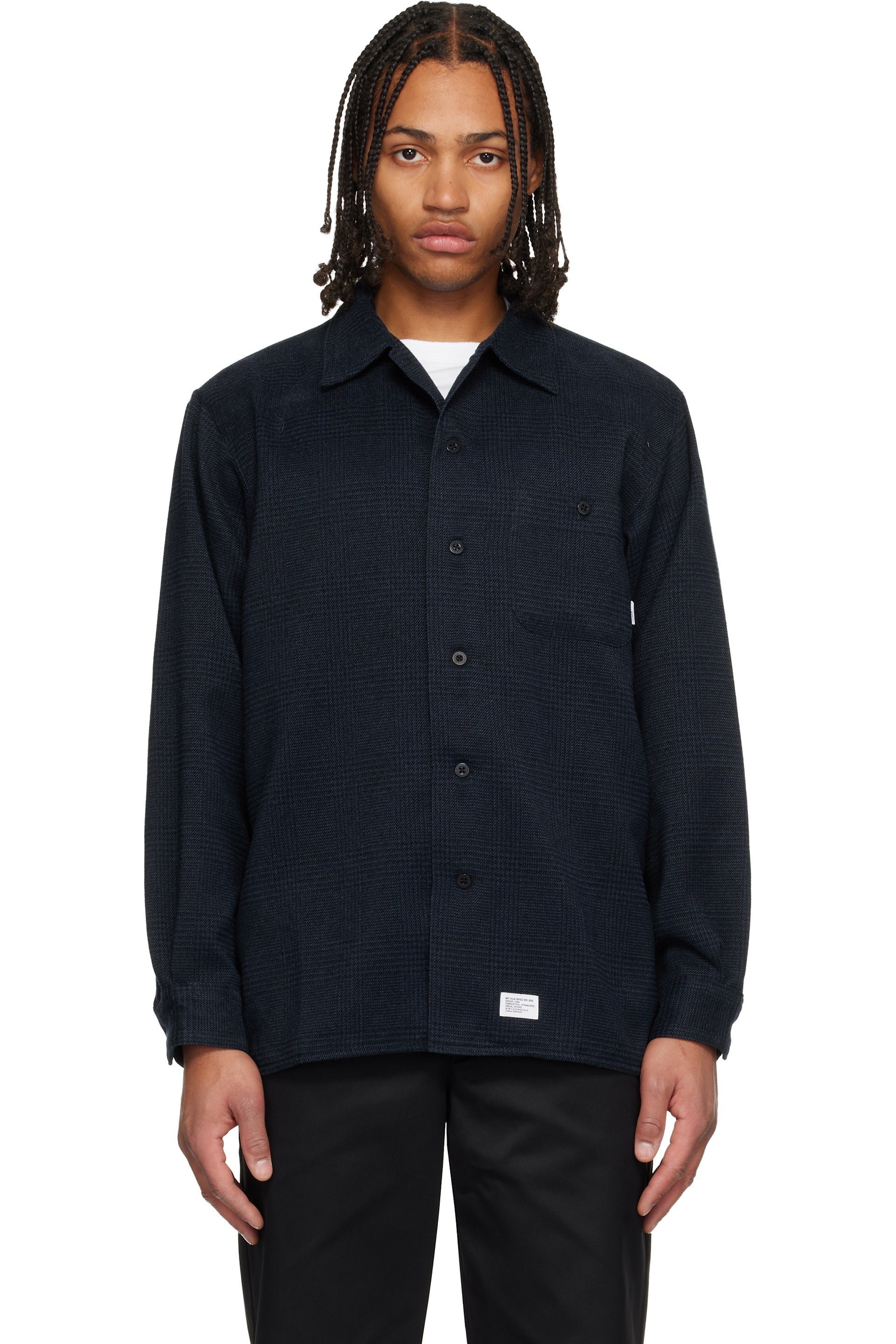 WTAPS - Navy Plaid Shirt