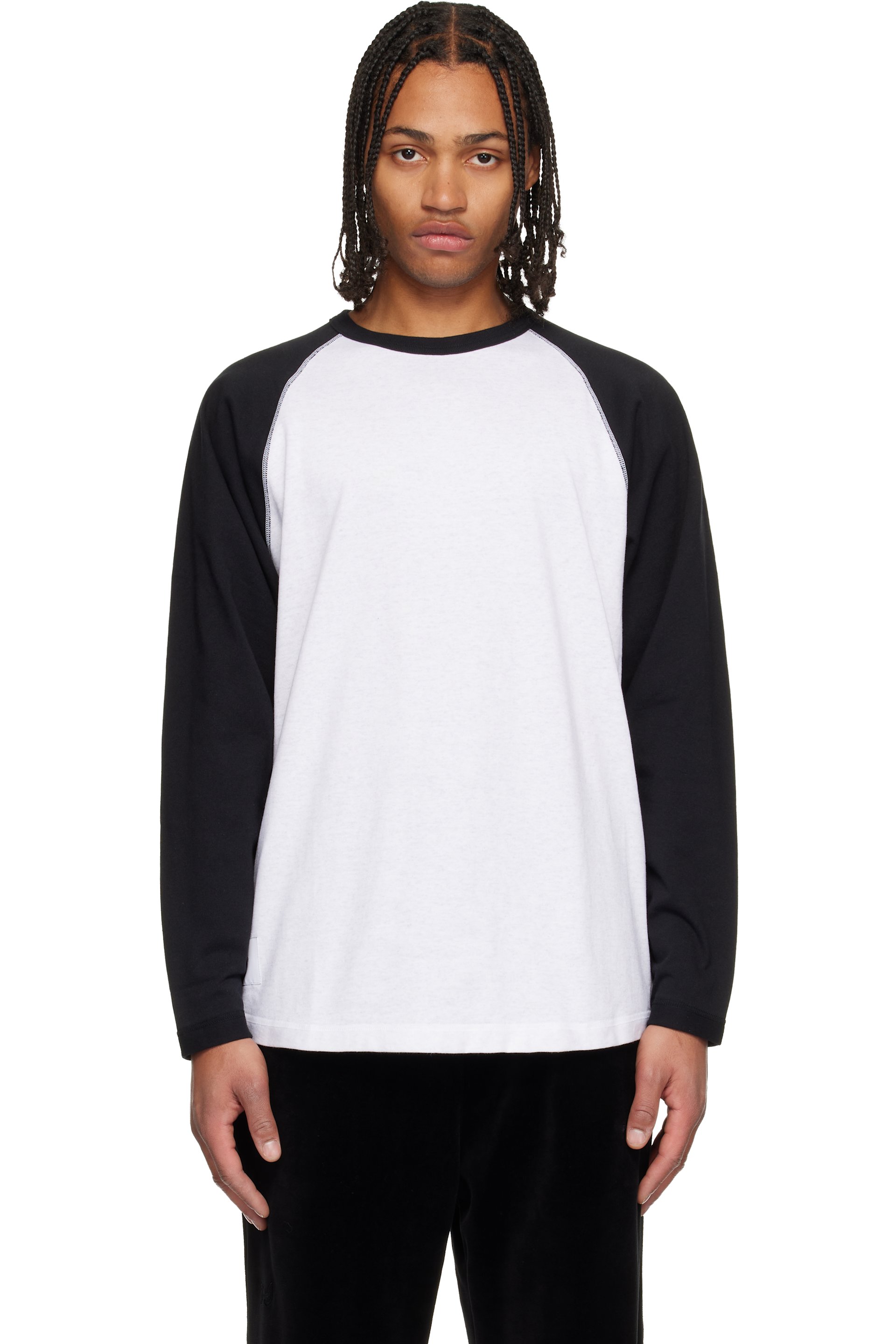 WTAPS - Black & Gray Ian LS T-shirt