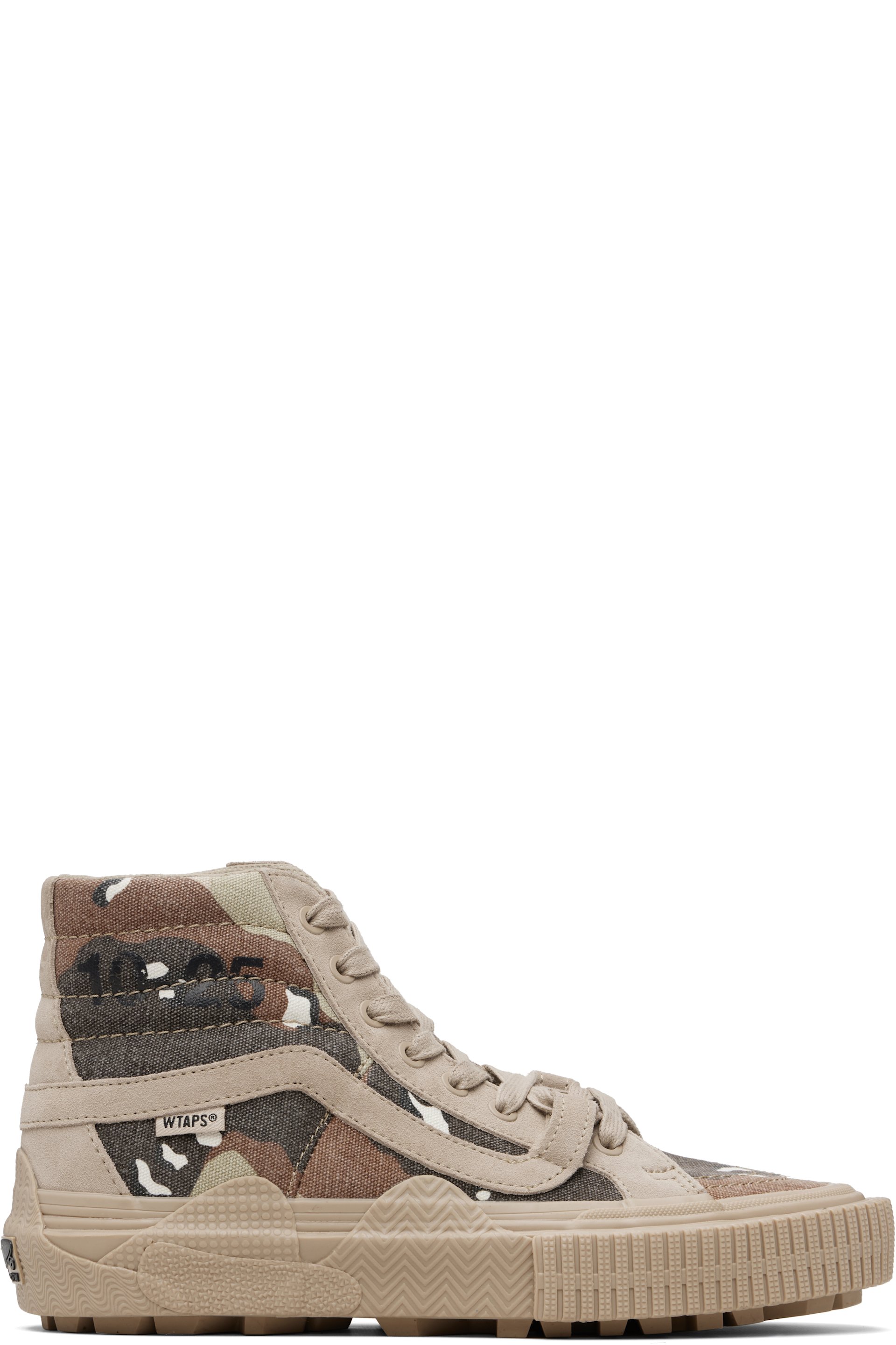 WTAPS - Beige Vans & OAMC Edition Sk8-Hi GL Lug Sneakers
