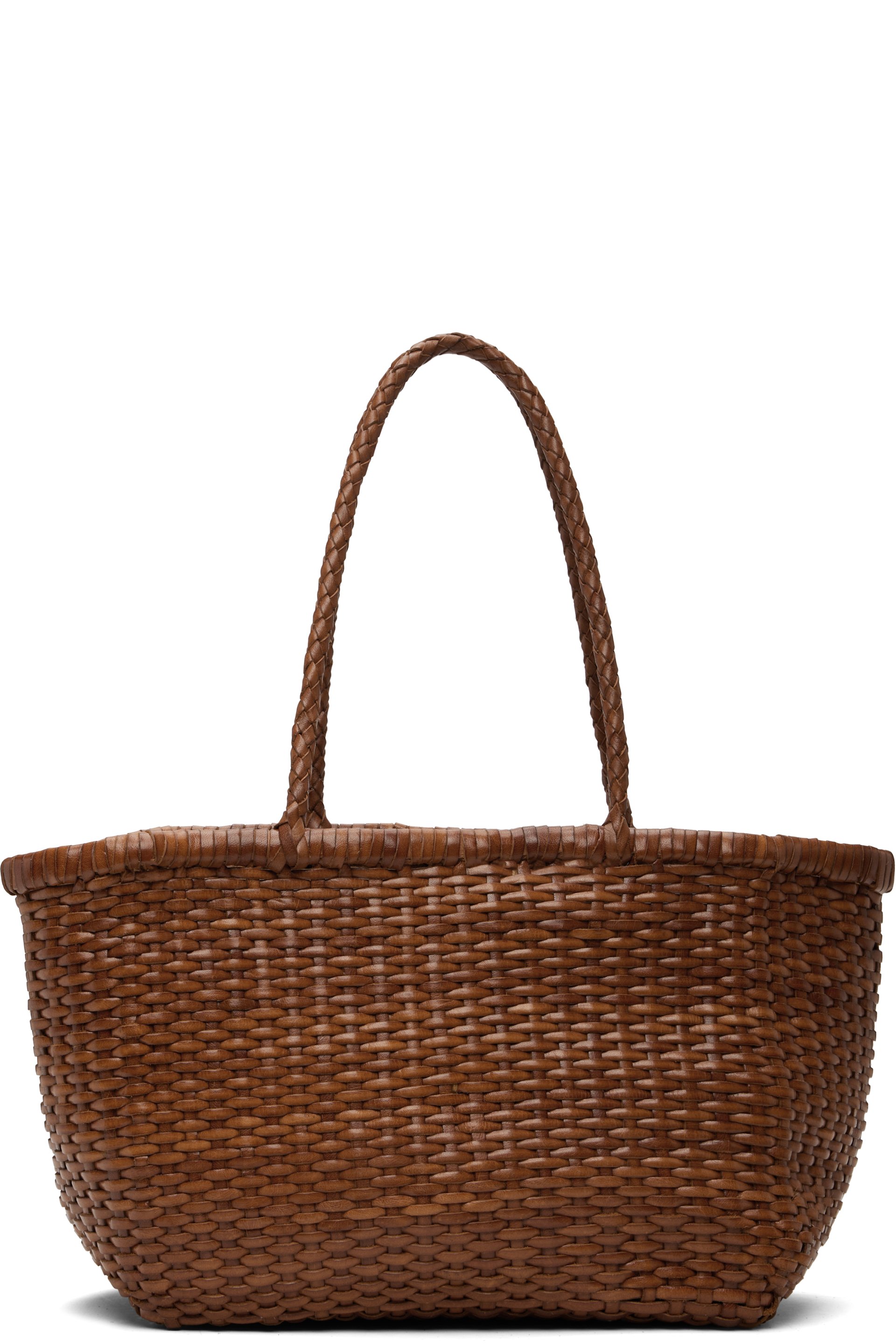 Dragon Diffusion - Tan Basket Weave Small Tote