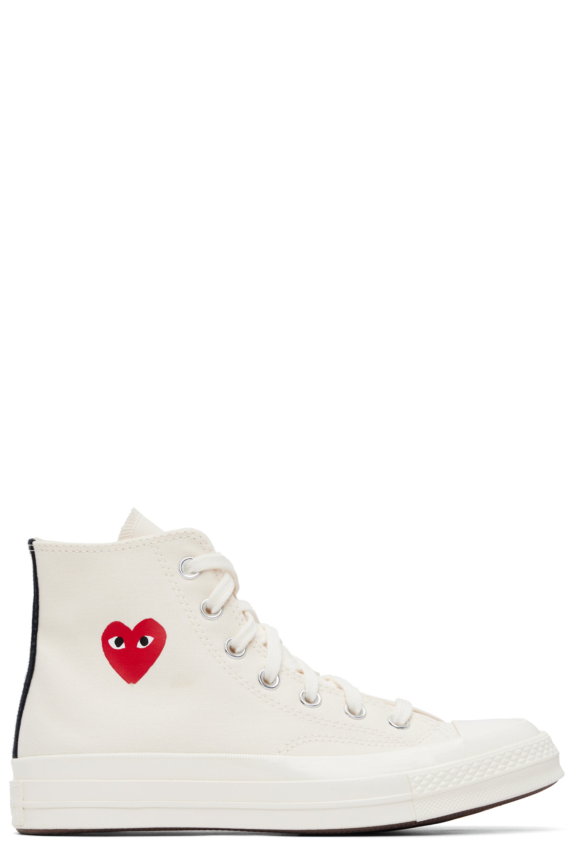 COMME des GARÇONS PLAY - Off-White Converse Edition Chuck 70 OG Single Heart Sneakers