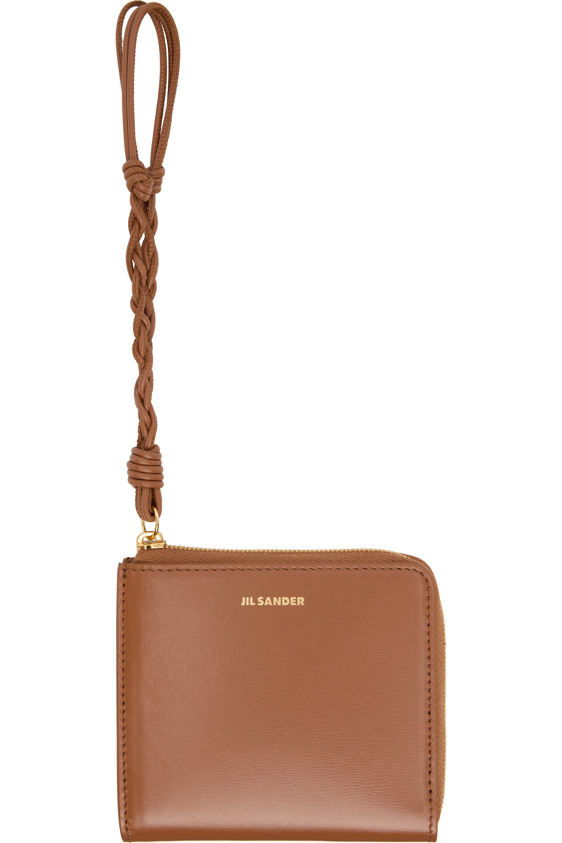 Jil Sander - Brown Tangle Wallet