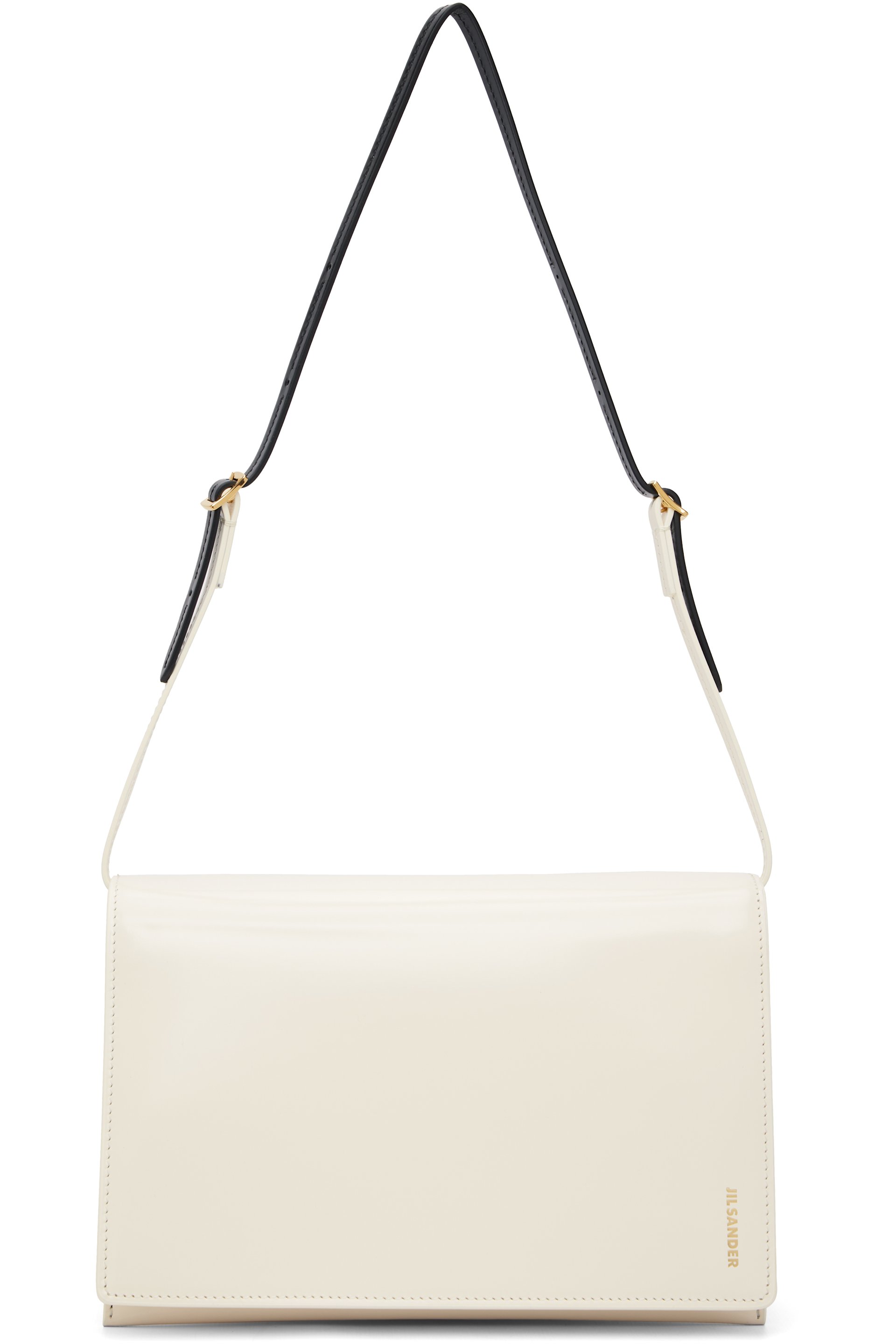 Jil Sander - Petit sac File blanc cassé