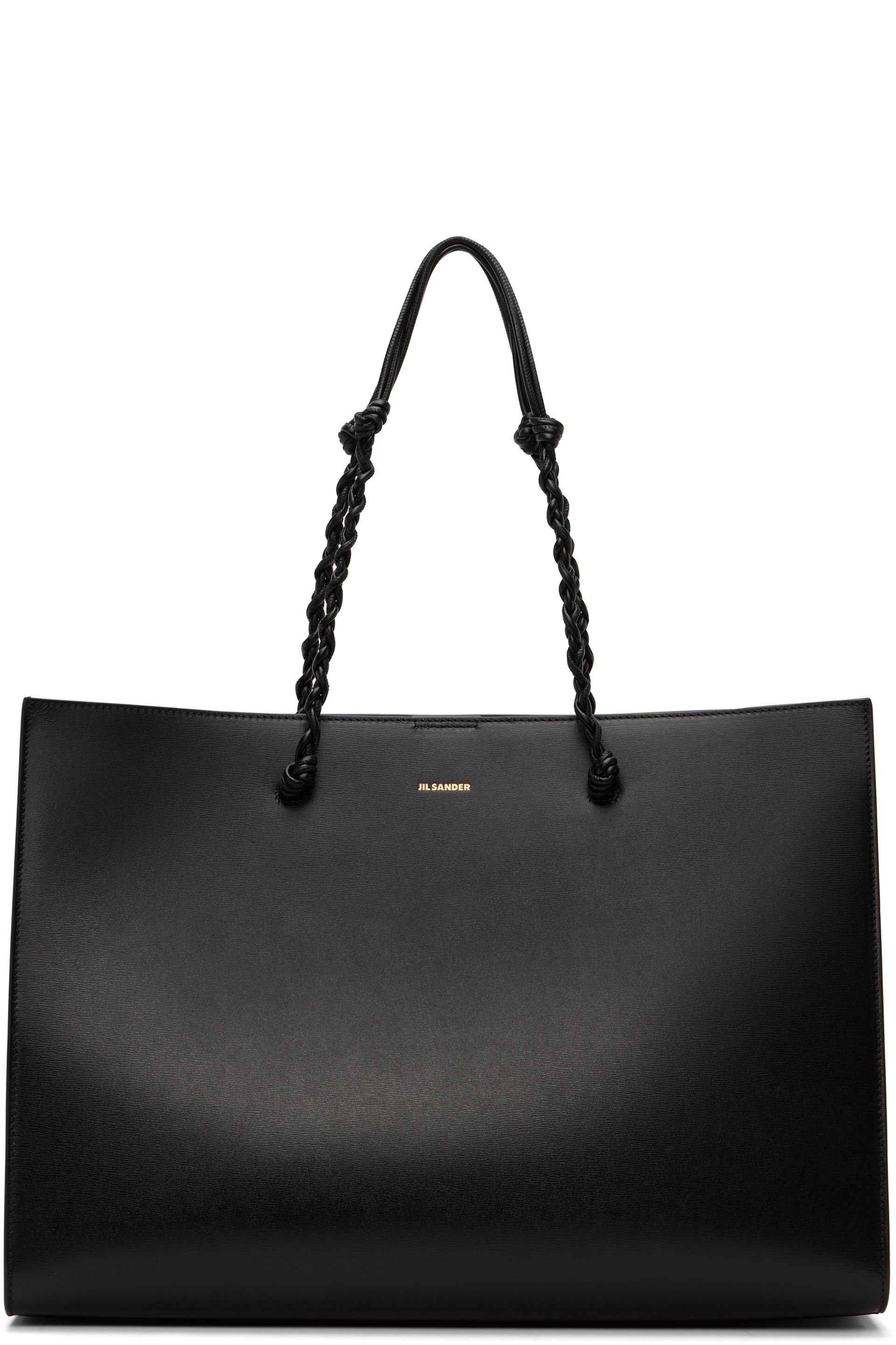 Jil Sander: Black Tangle Tote | SSENSE