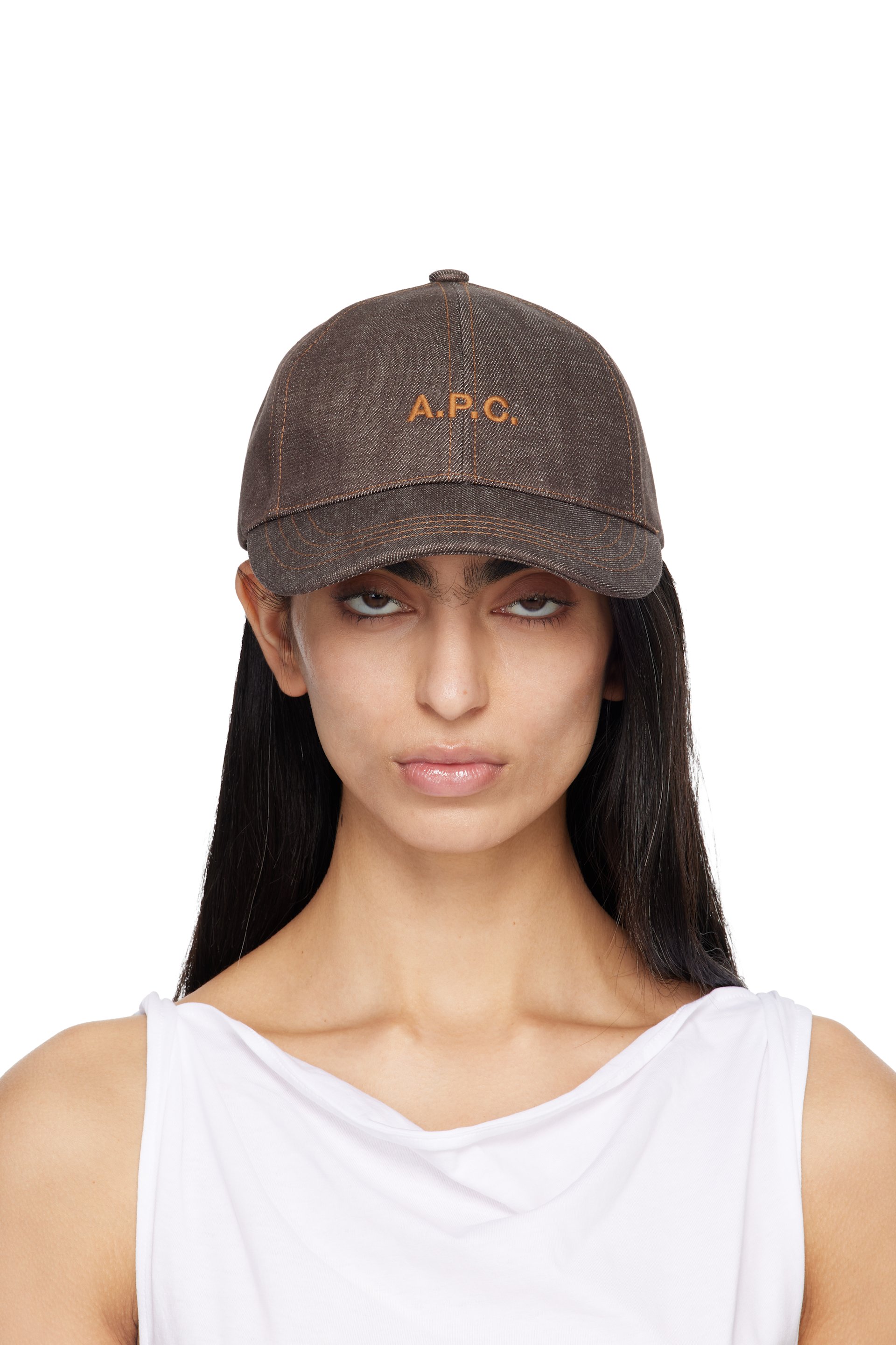 A.P.C. - Brown Charlie Baseball Cap