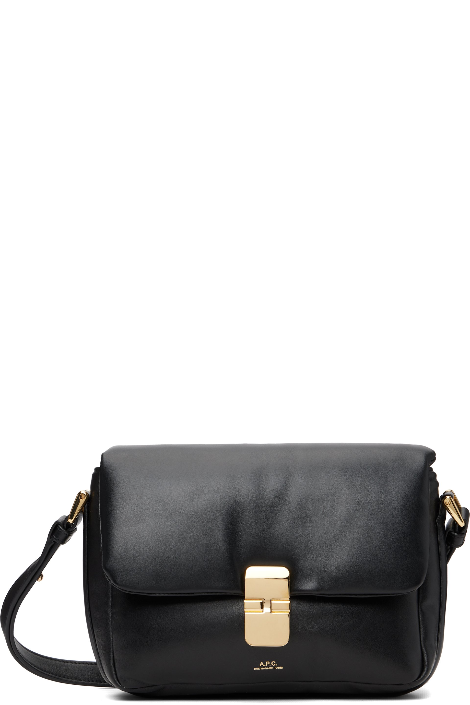 A.P.C. - Sac Grace noir en cuir souple