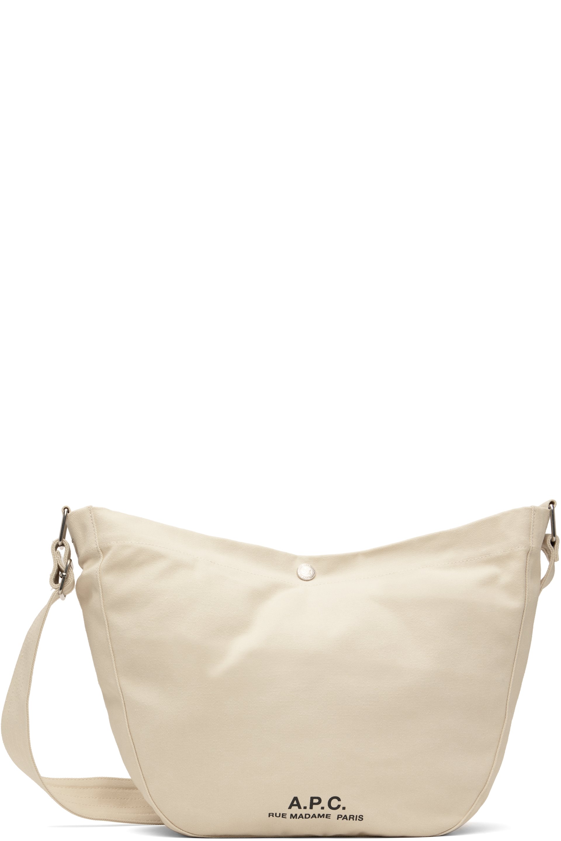 A.P.C. - Sac Journal blanc cassé