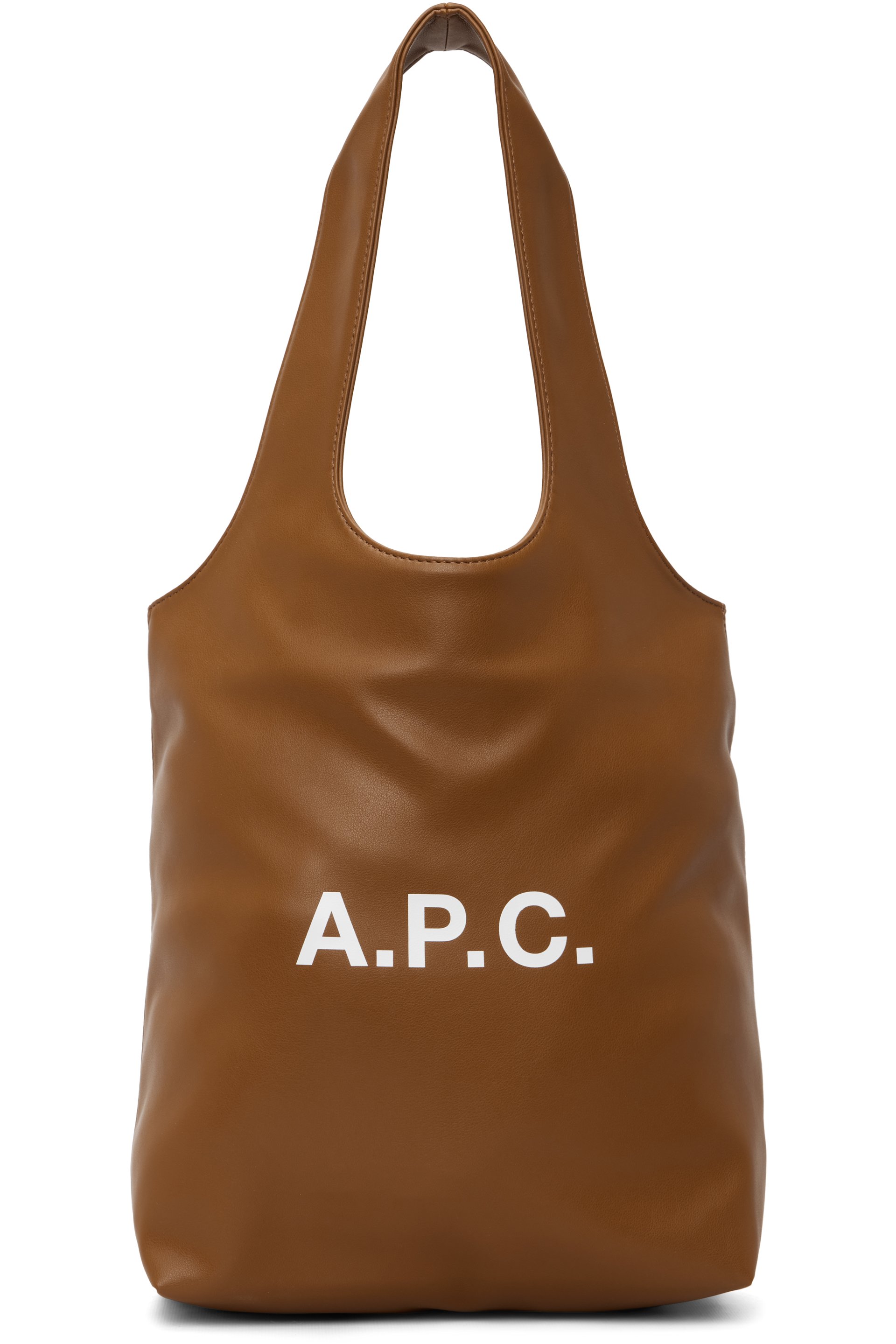 A.P.C. - Petit cabas brun clair - Ninon