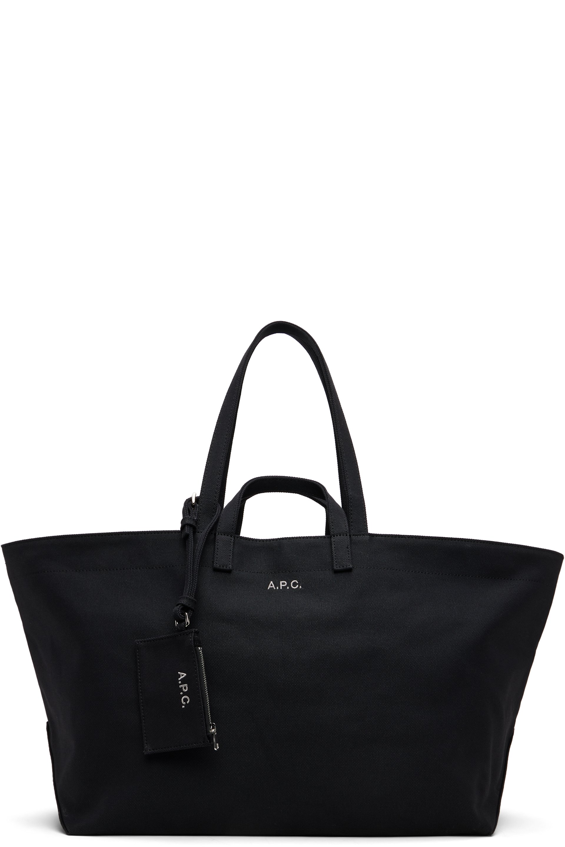 A.P.C. - Cabas Drummer noir en canevas