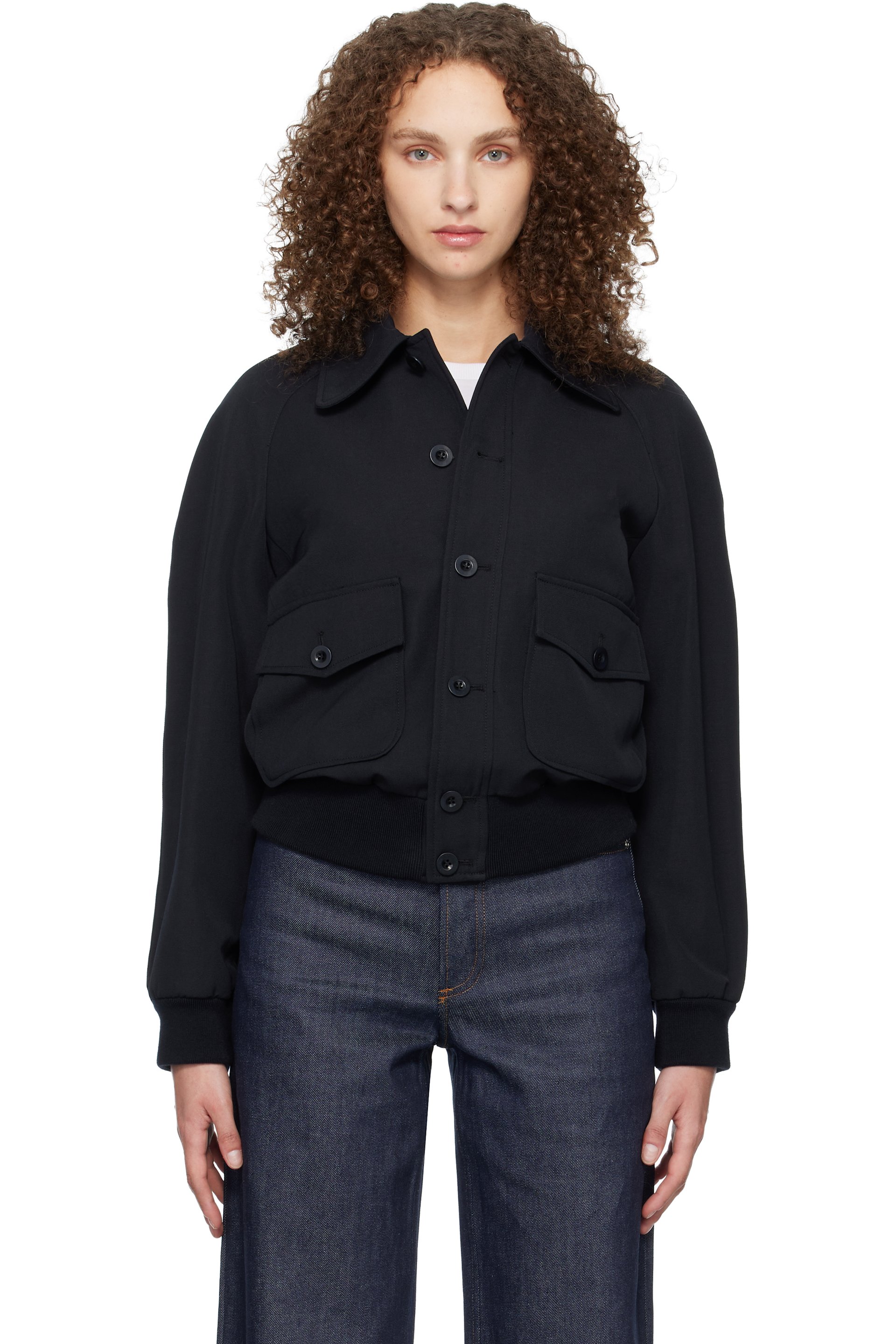 A.P.C. - ネイビー Raglan ボンバージャケット