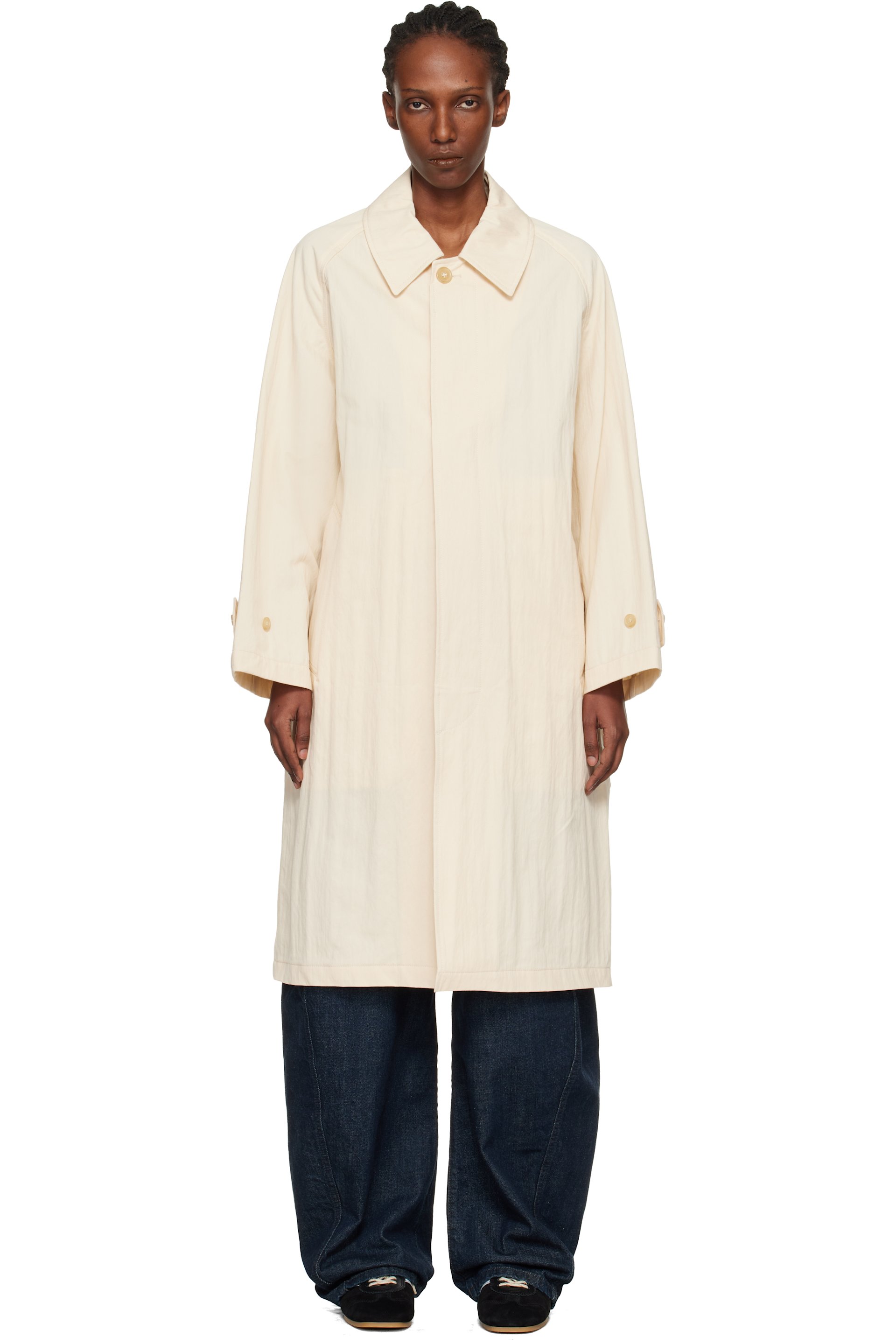 A.P.C. - Trench de style mackintosh Amy beige