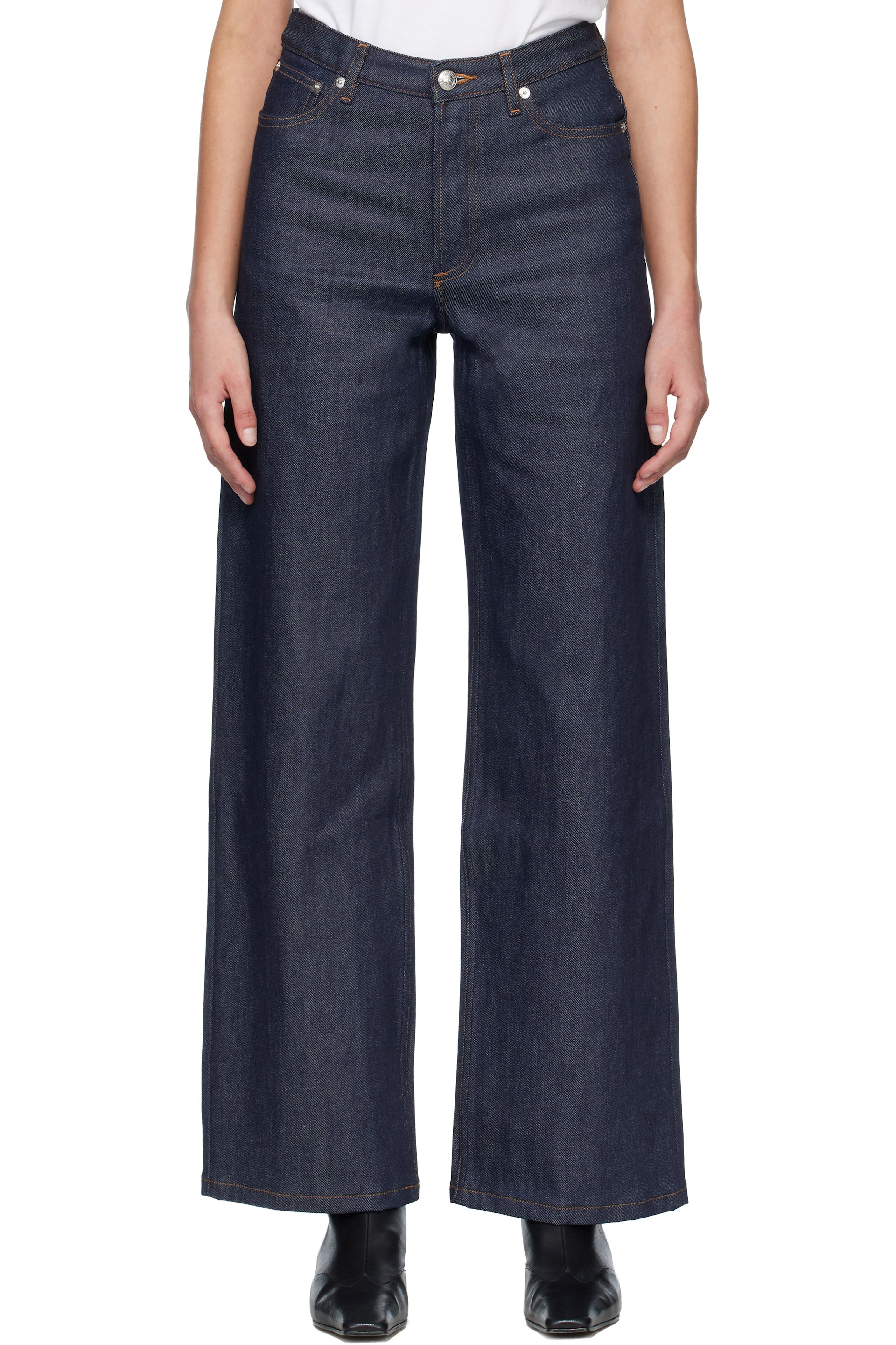 A.P.C. - Navy Elisabeth Jeans