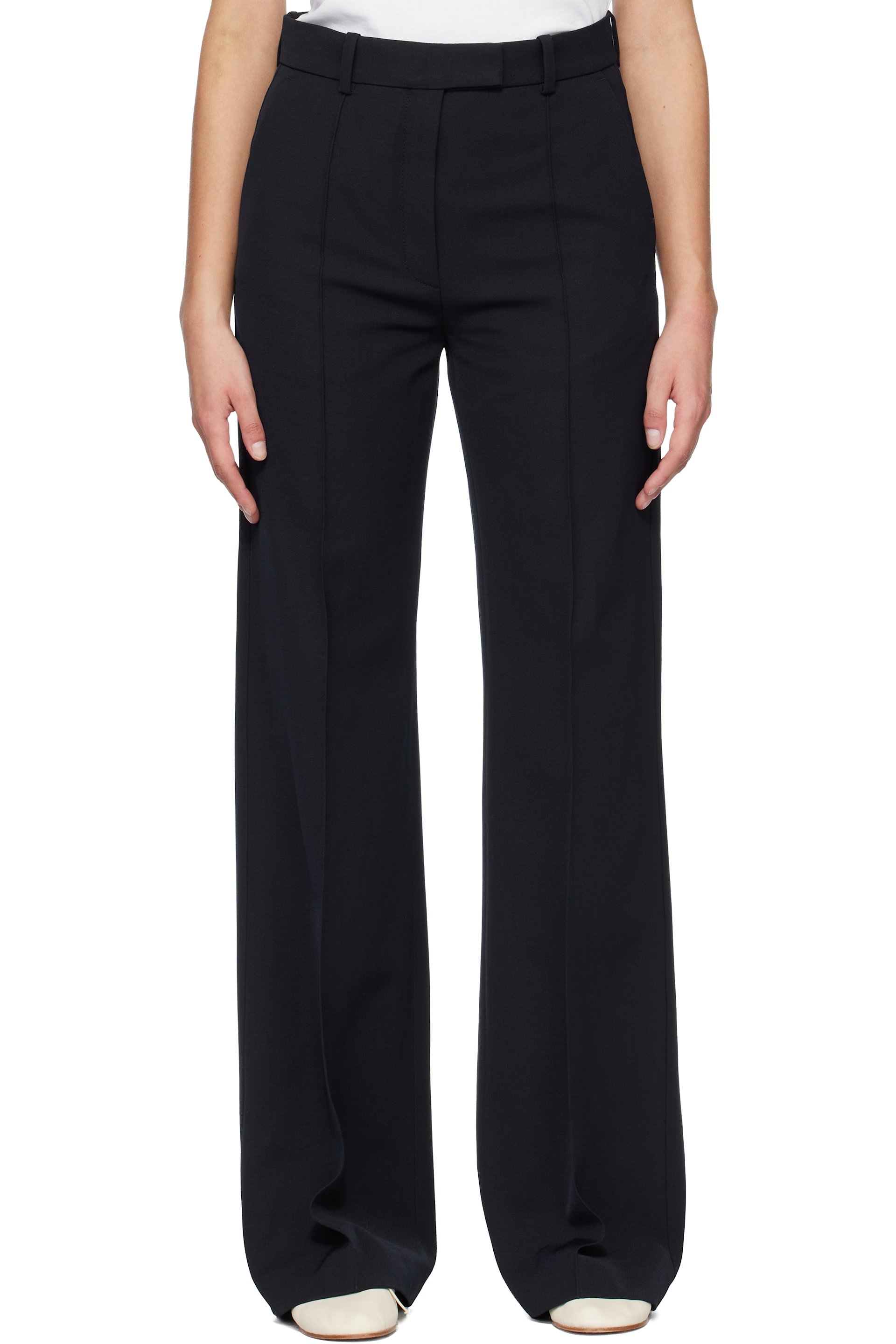 Navy Jude Trousers by A.P.C. on Sale